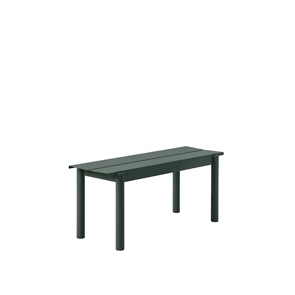 Linear Steel Bench 110 cm