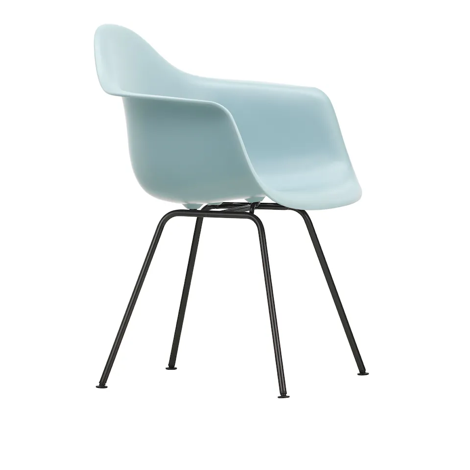 Eames RE Plastic Armchair DAX Basic Dark ruokatuoli