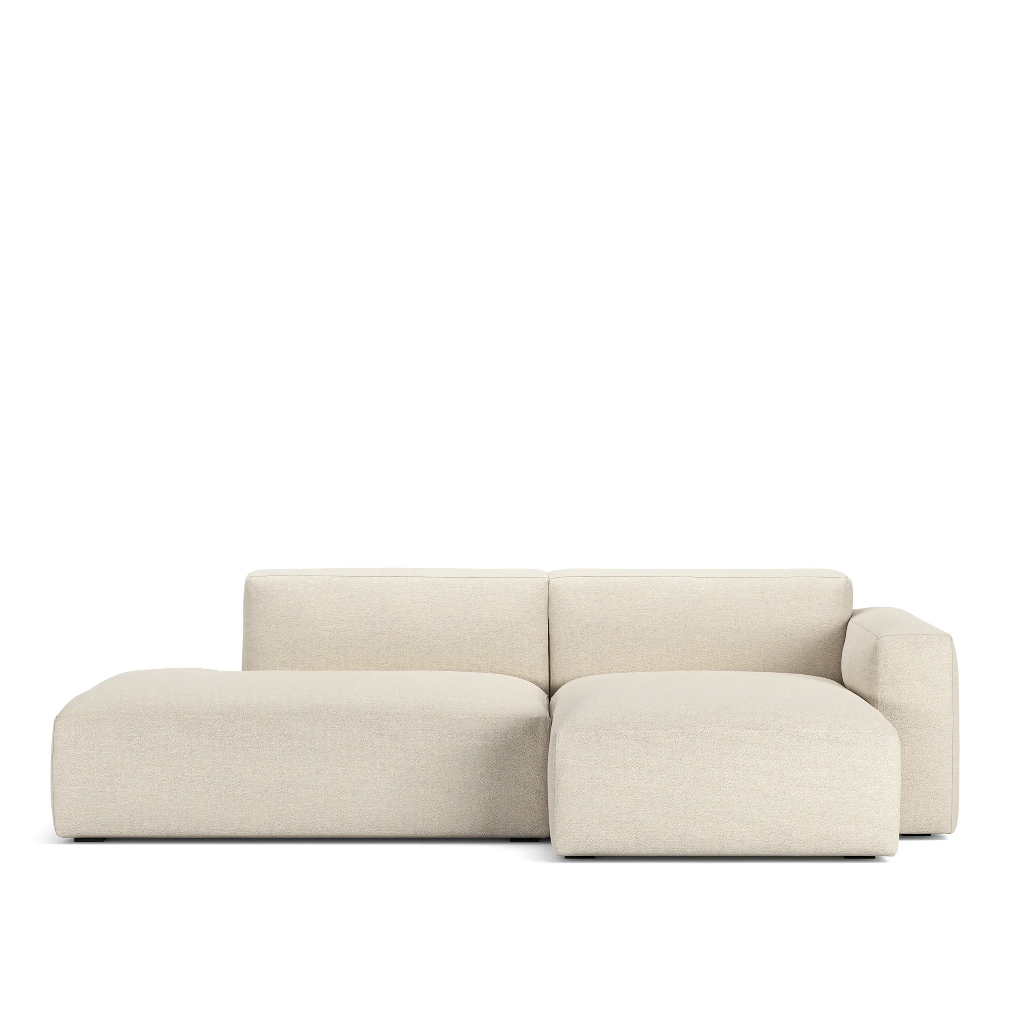 Brick 2-Seater Chaise Lounge Open End Left - 1