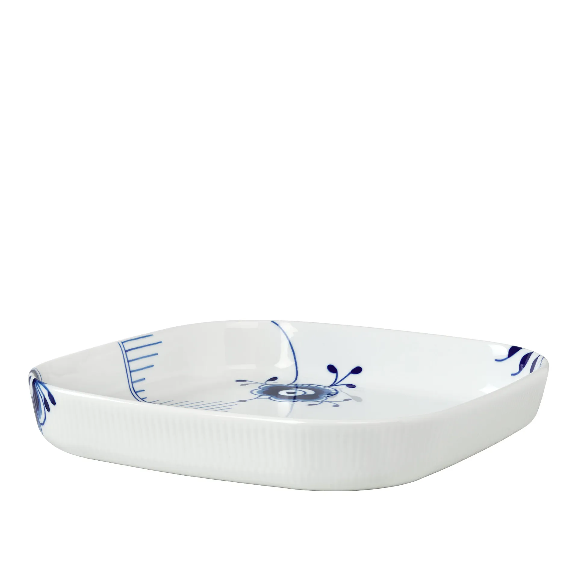 Blue Fluted Mega Square Baking Dish 30 x 30 cm - Royal Copenhagen - NO GA