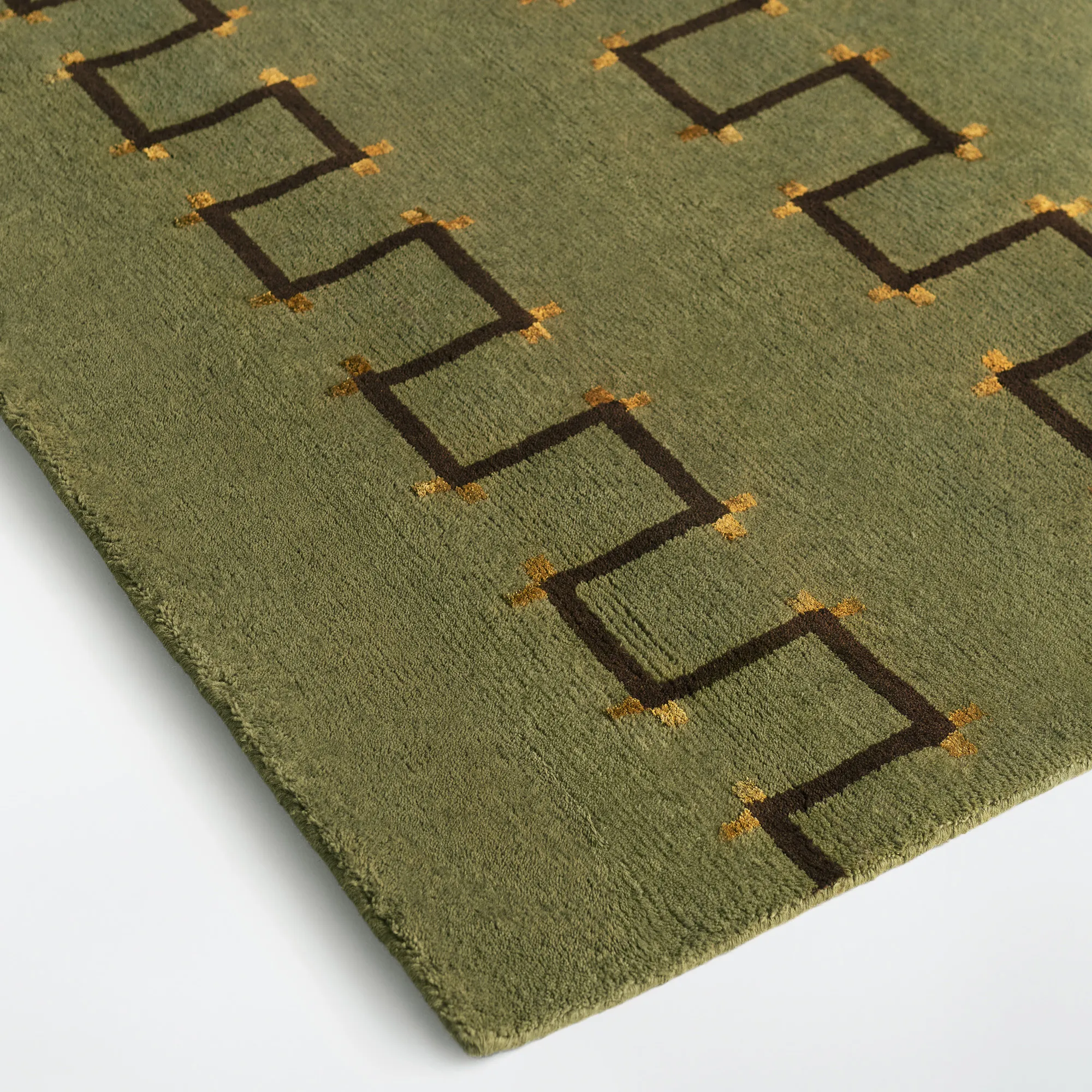 Matches Moss Wool Rug - 8