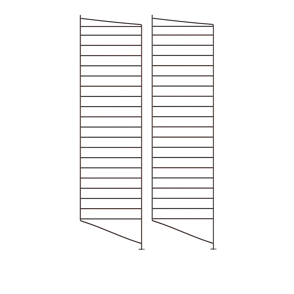 Floor end 115x30cm 2-pack dark brown