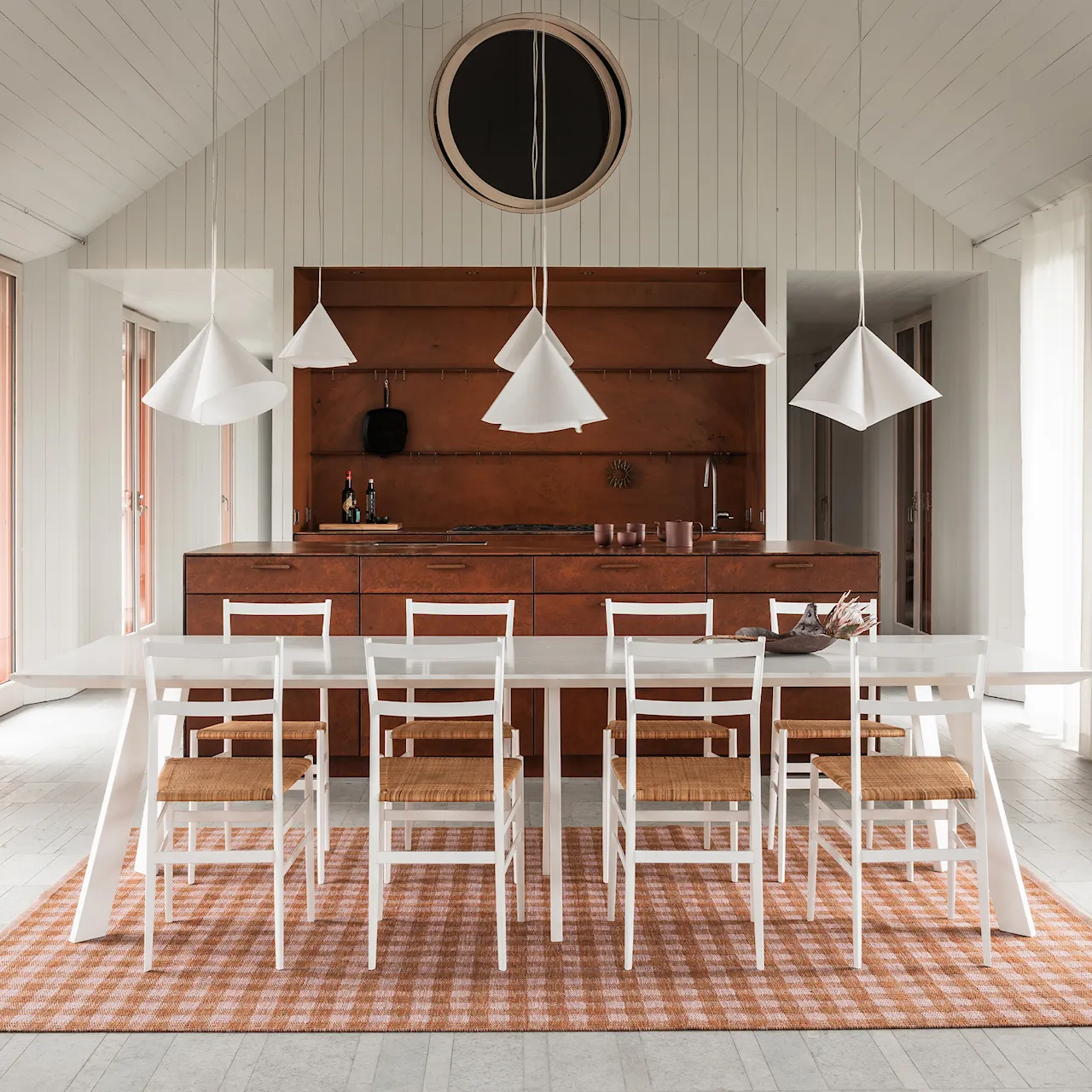 Vichy Mango Peach 461 Wool Rug