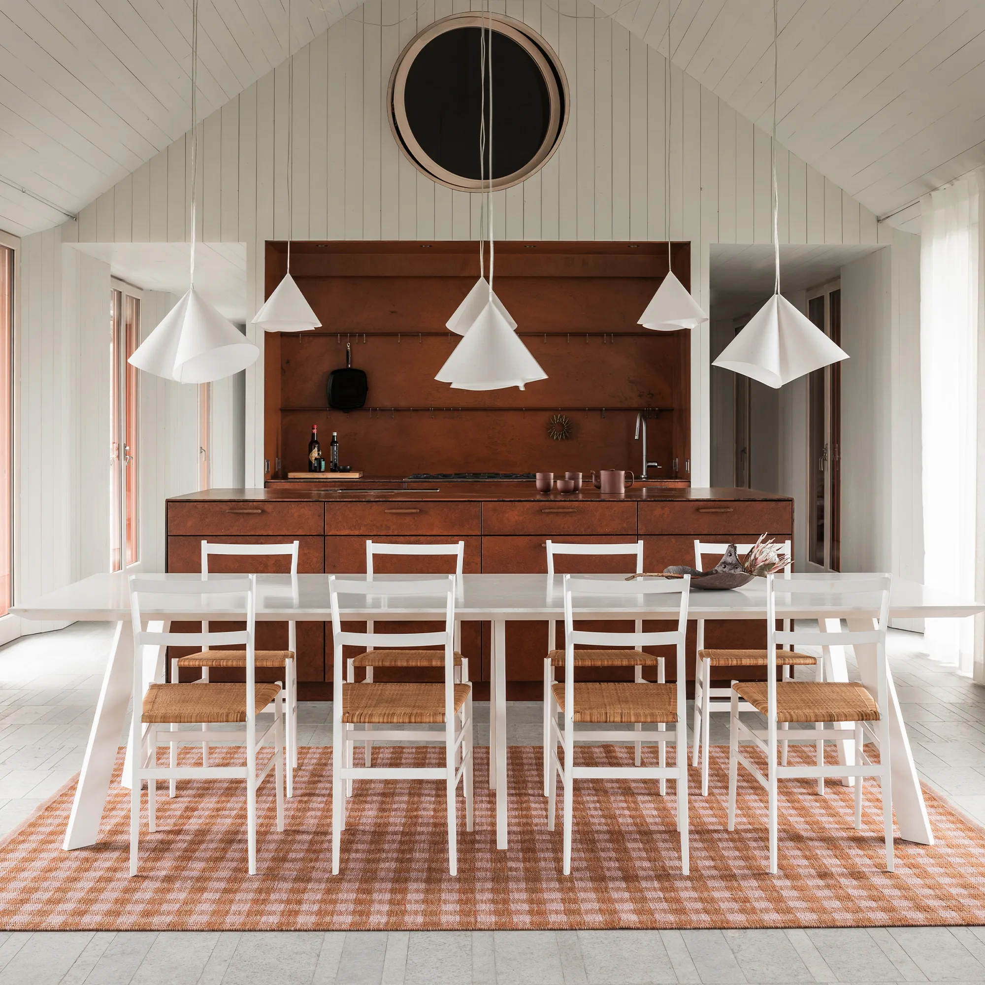 Vichy Mango Peach 461 Wool Rug - 2