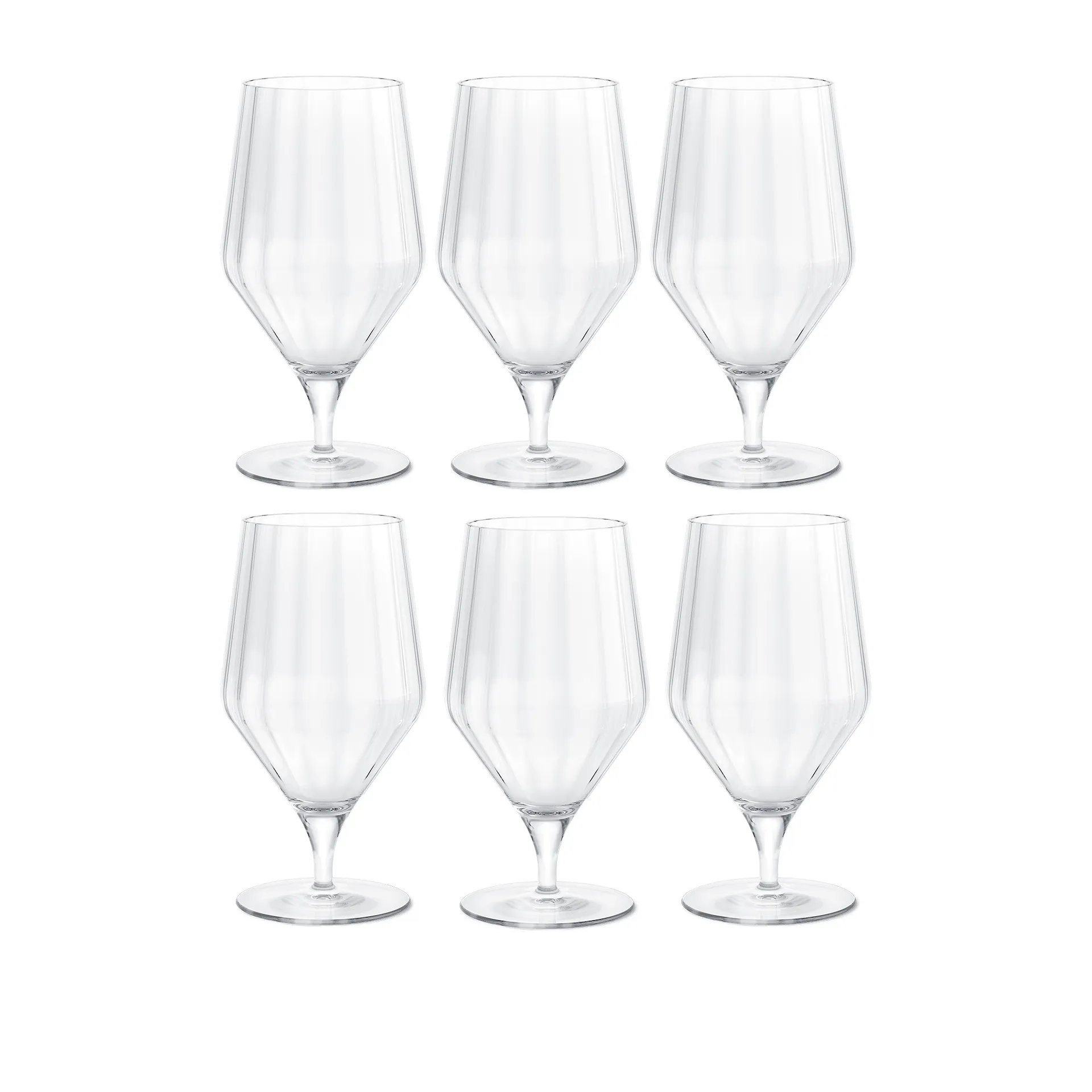 Bernadotte ølglas 52 cl 6-pak - Georg Jensen - Sigvard Bernadotte - NO GA