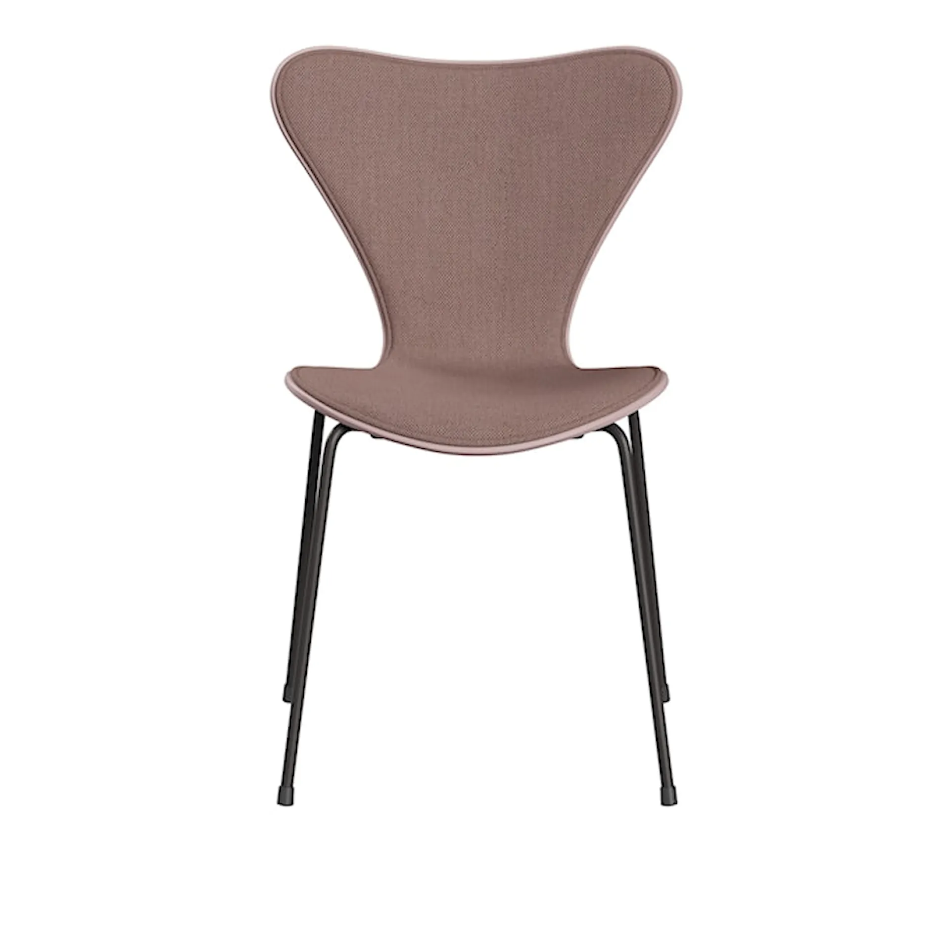 Series 7 chair 3107 fully upholstered fabric steel frame warm graphite - Fritz Hansen - Arne Jacobsen - NO GA