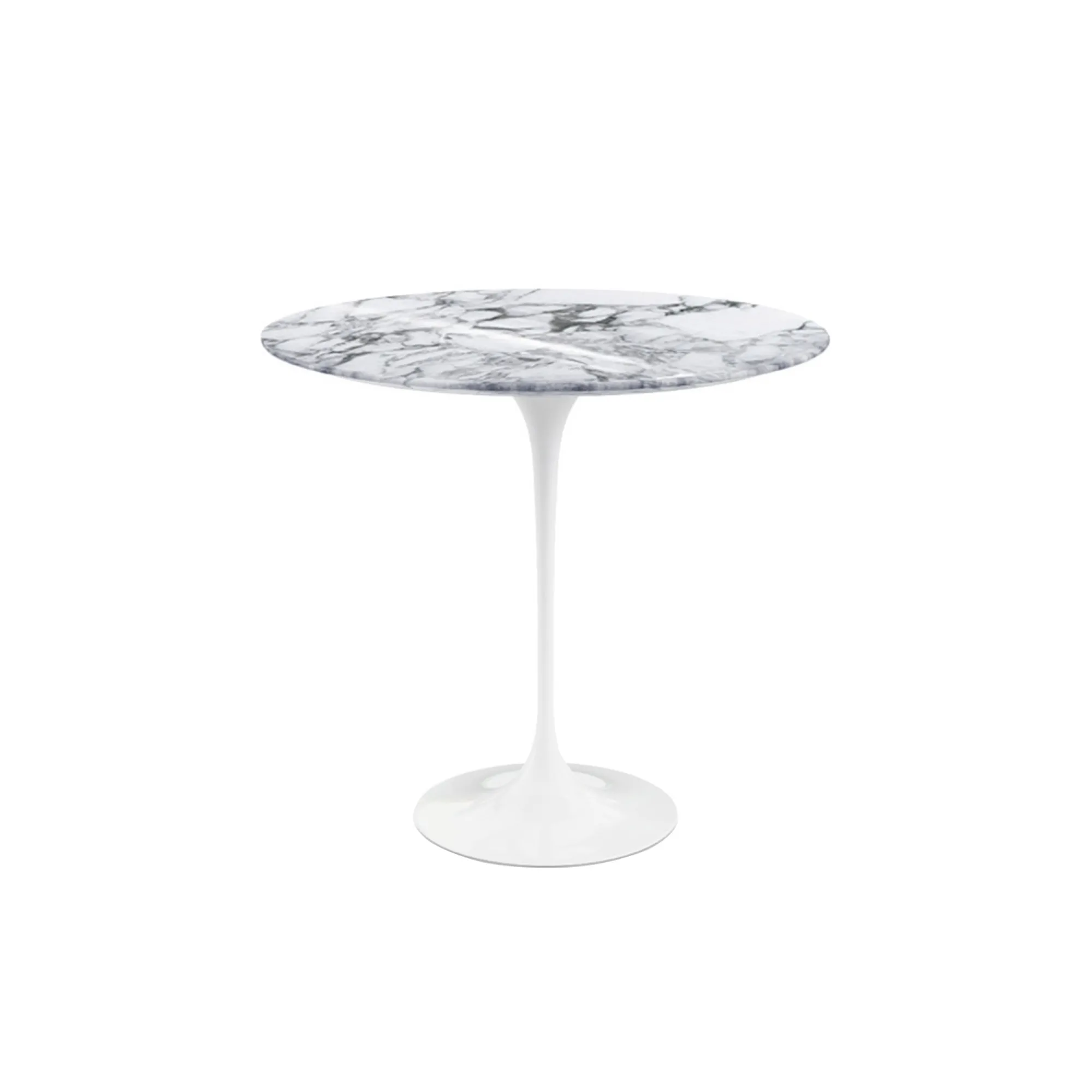 Saarinen Oval Side Table White - 1