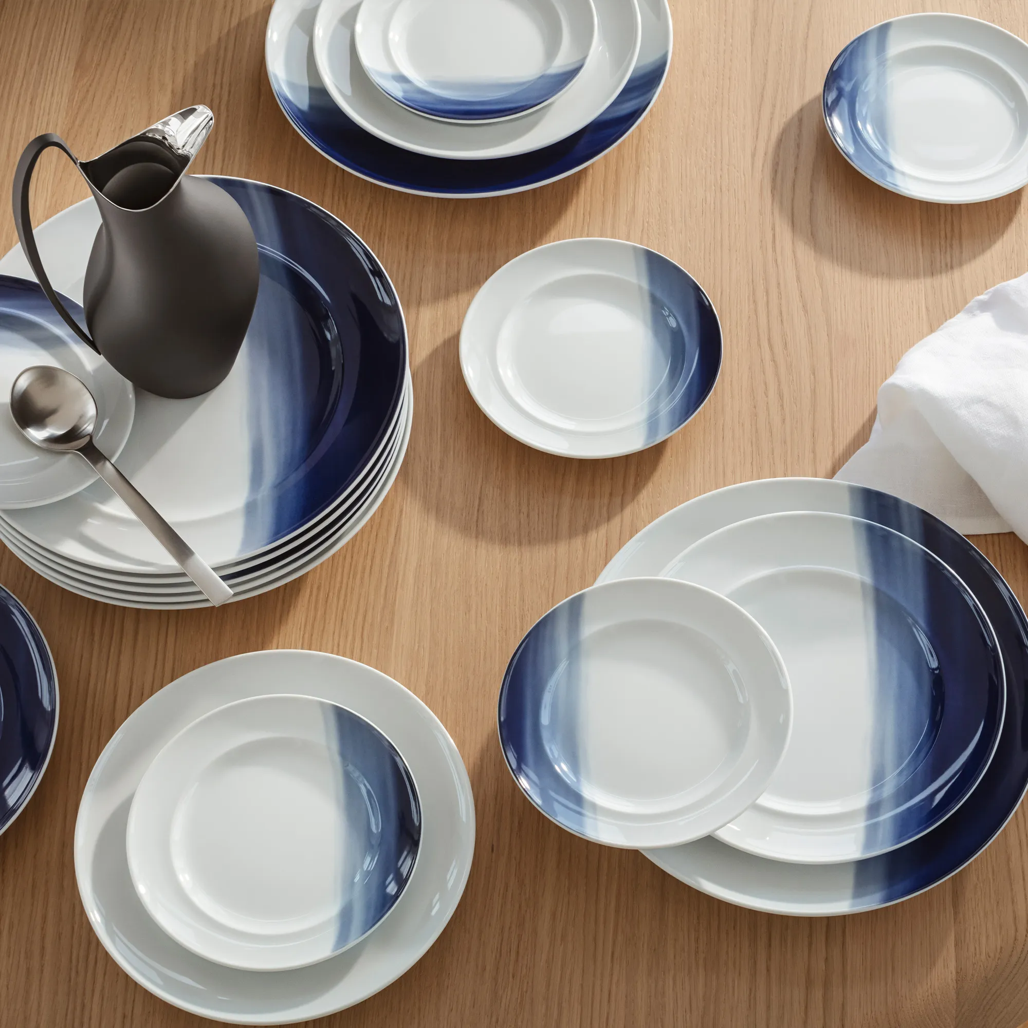 Henning Koppel lunch plate blue decor 22 cm - 4