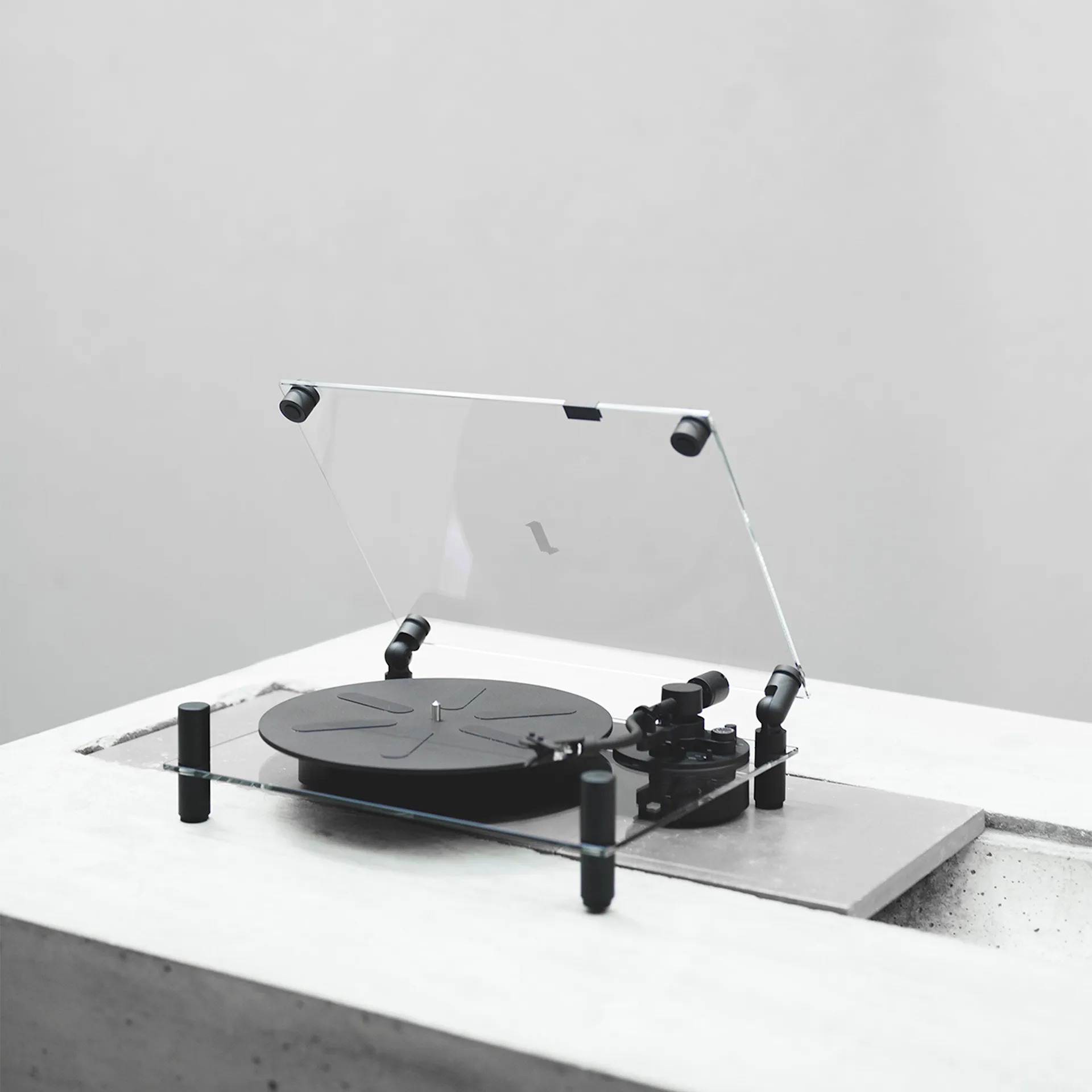 Transparent Turntable - Black - Transparent Sound - NO GA