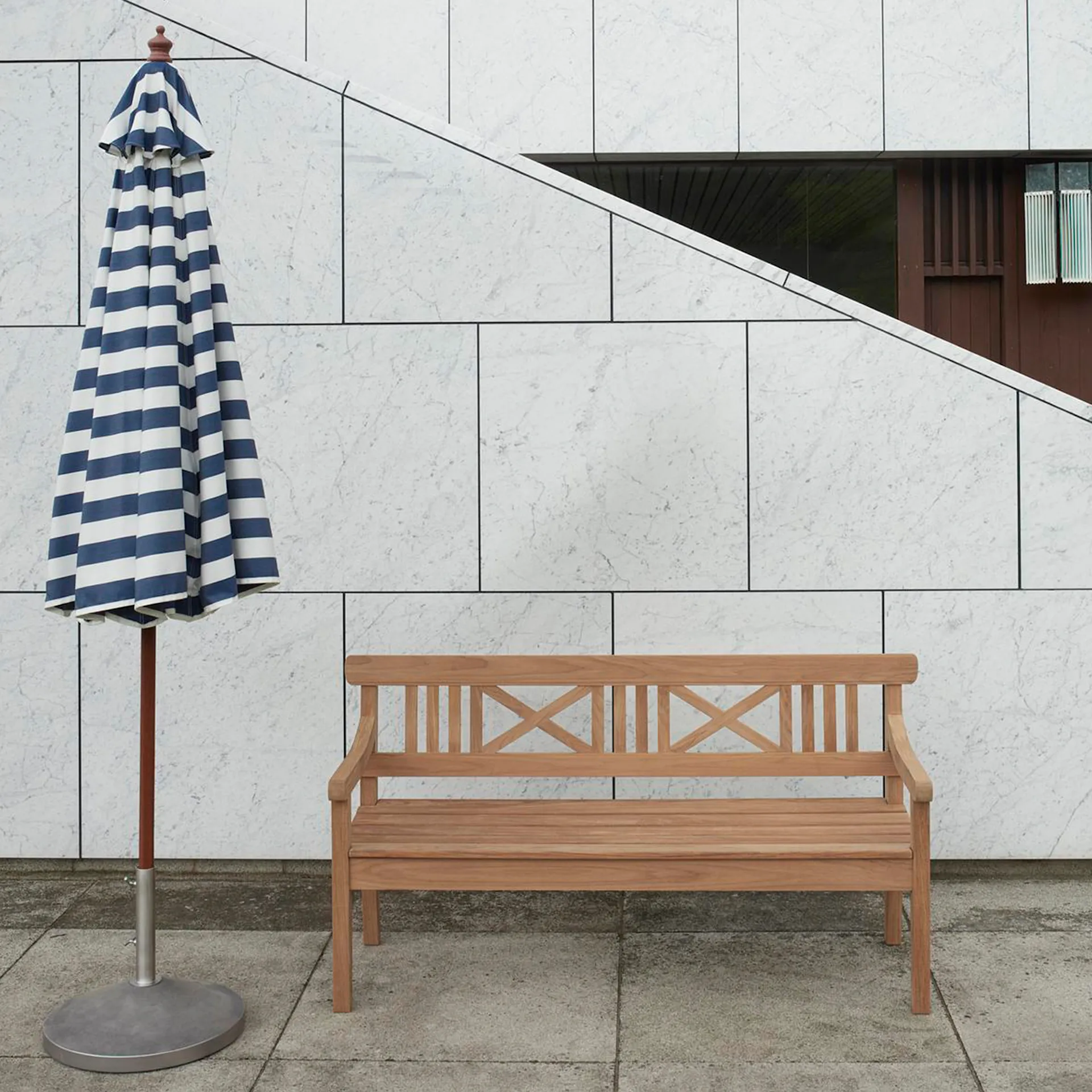 Messina parasol Round Stripes - Fritz Hansen - NO GA