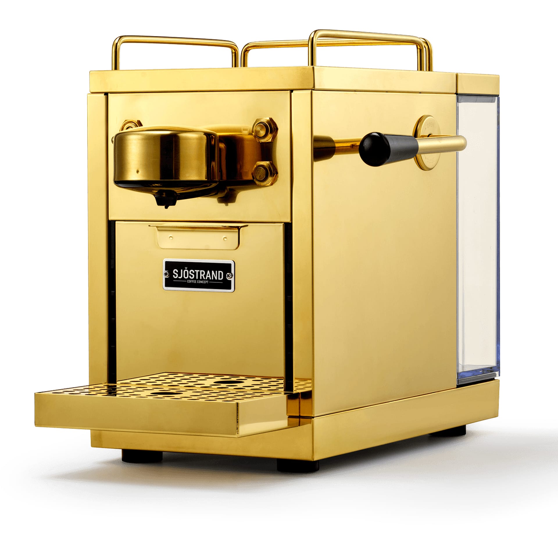 Espresso Capsule Machine - Brass - Sjöstrand Coffee Concept - NO GA