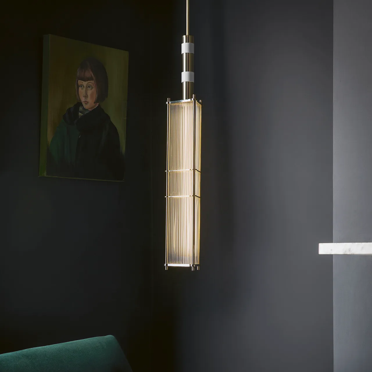 Arbor Pendant Brass/Black