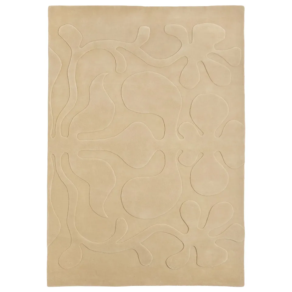 Lucia Eames Rooted Ivory uldtæppe