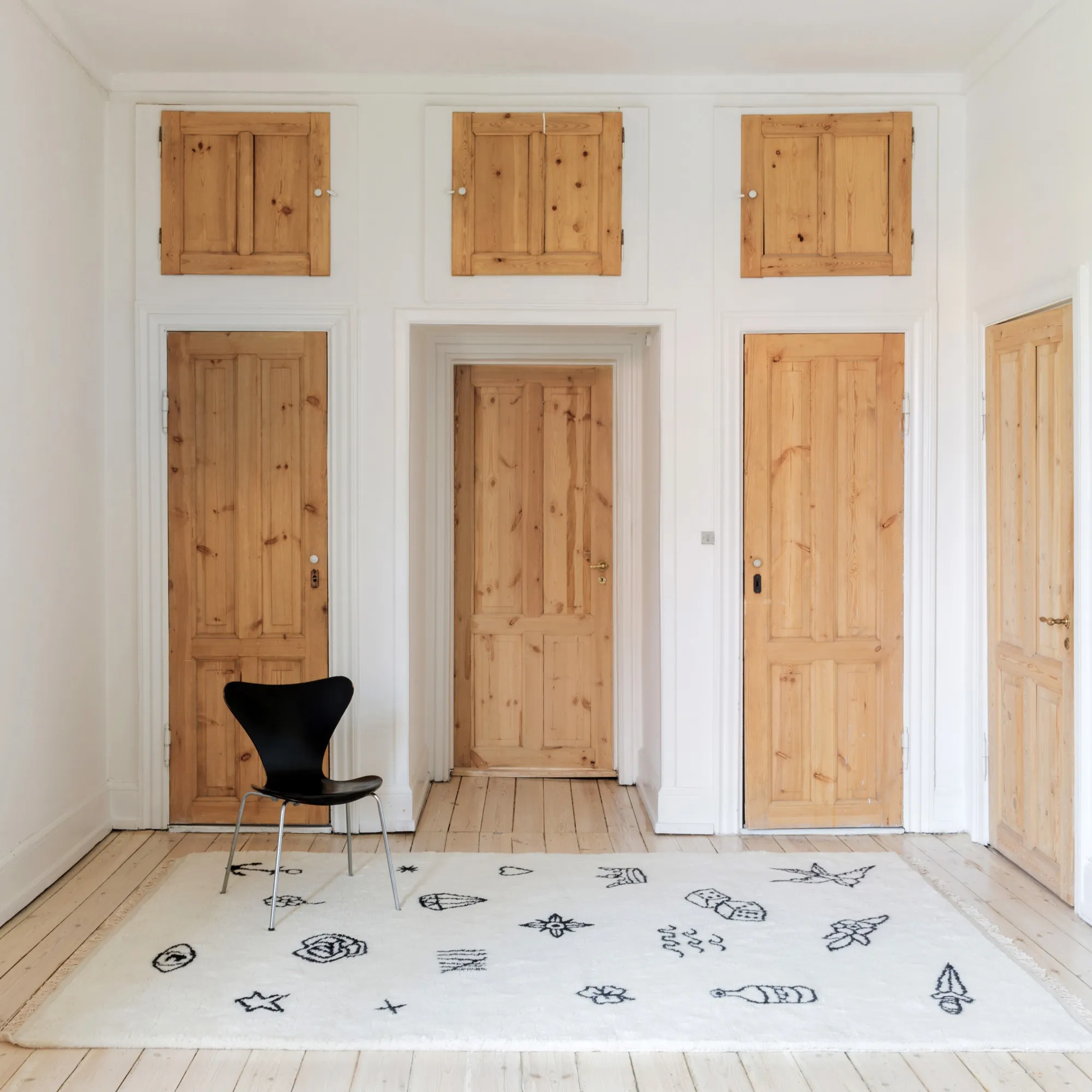 Nomad Cream Rya Rug - 4