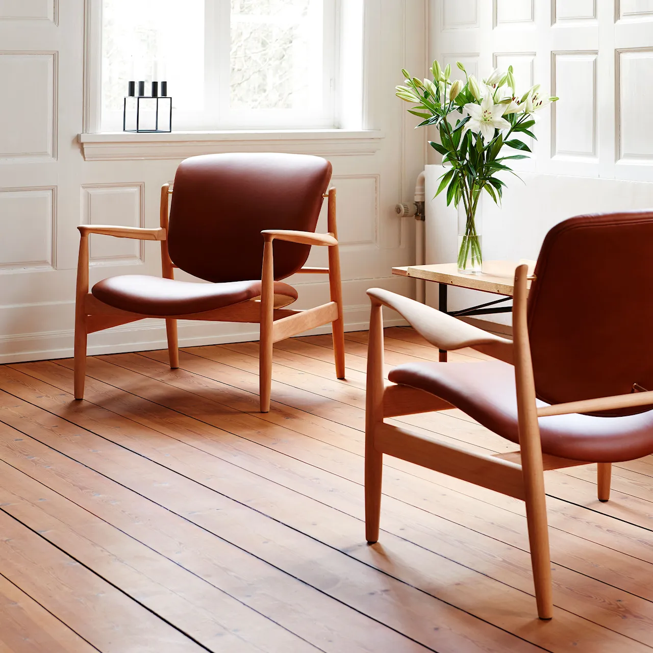 France stol Clear oiled oak