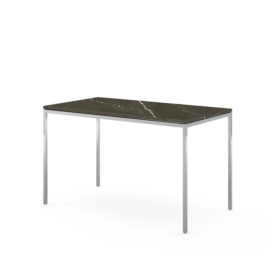 Florence Knoll High Table, Rectangular, 122 x 66 cm, top in Black Marquina marble