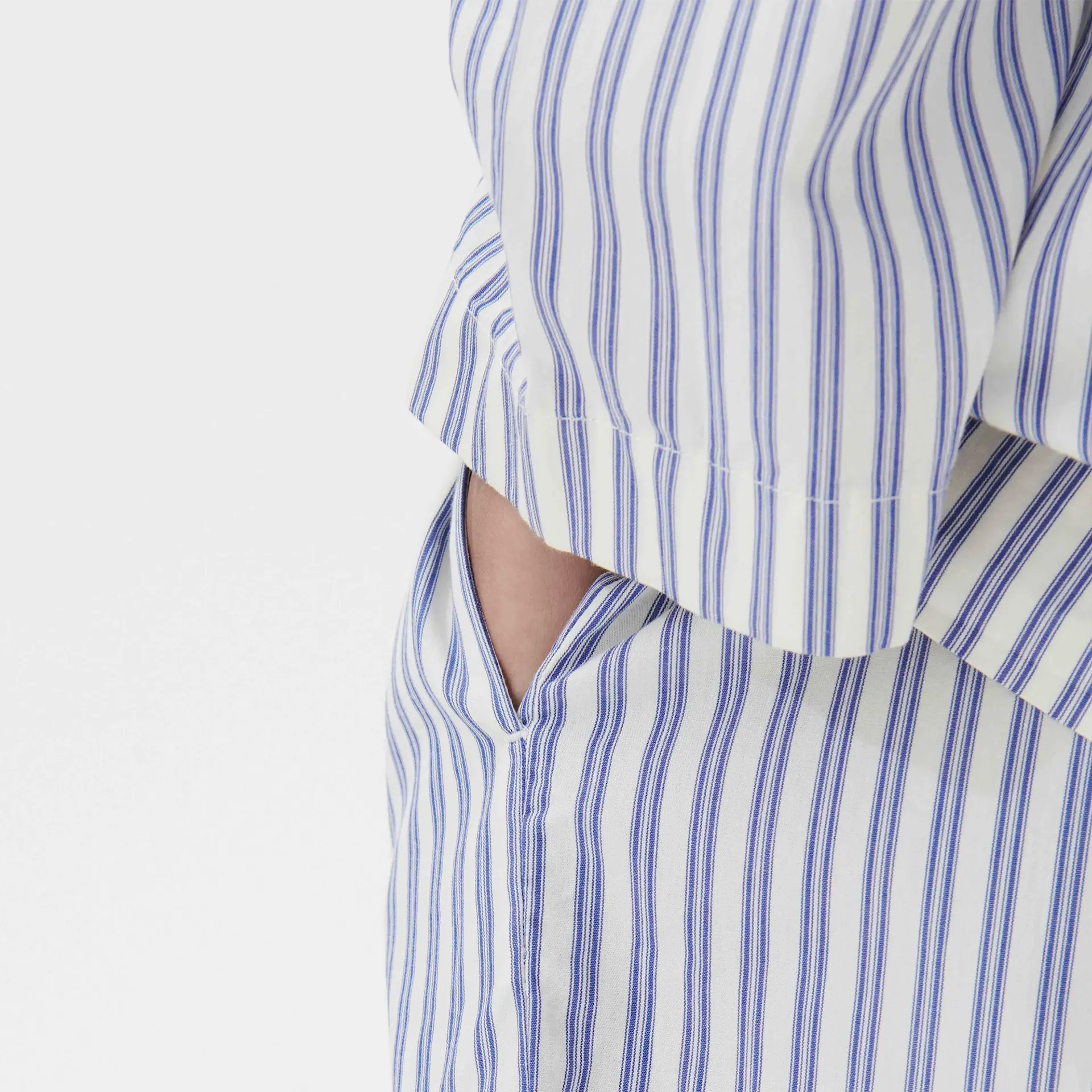 Poplin Pyjamas Pants Skagen Stripes - TEKLA - NO GA