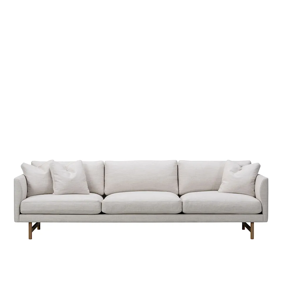 Calmo 3-personers sofa røget eg