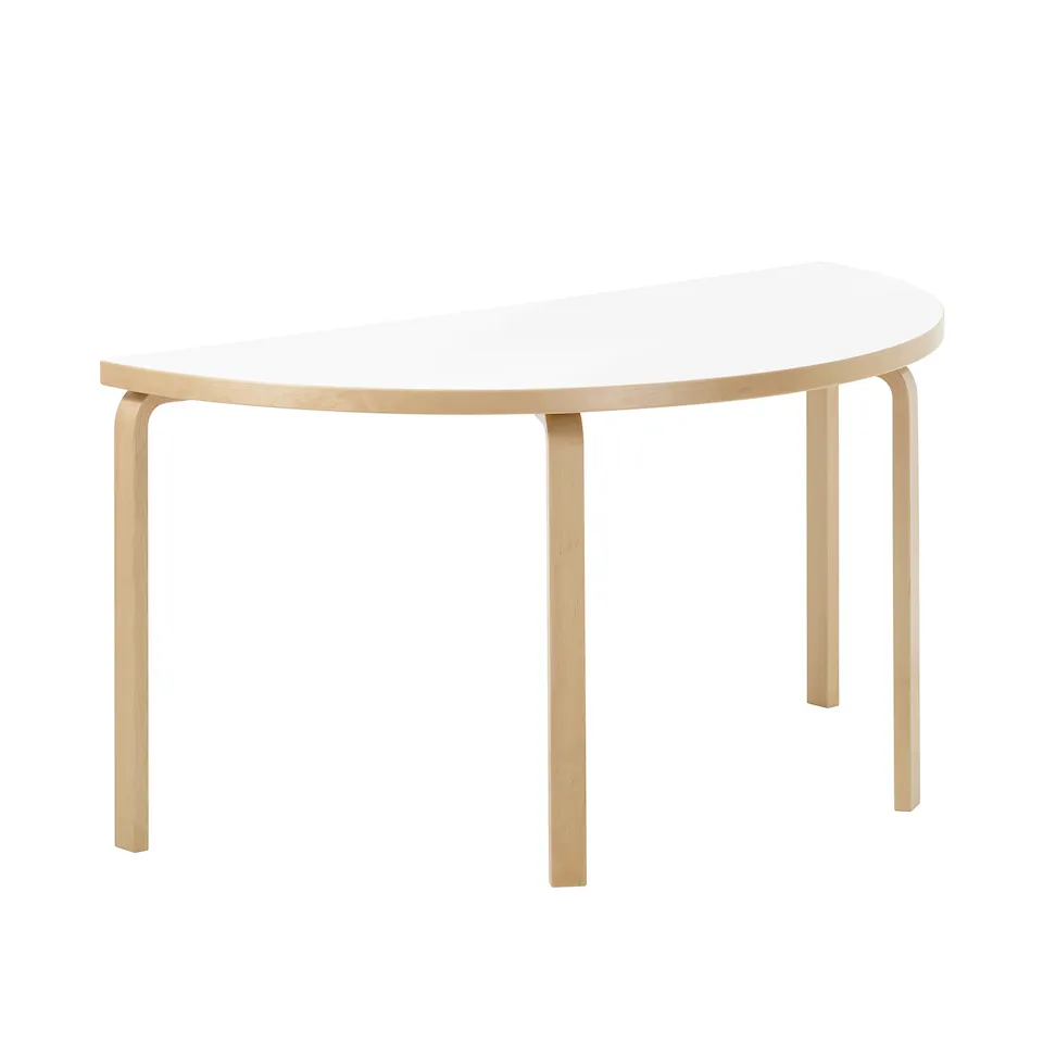 Aalto Table Half-Round 96