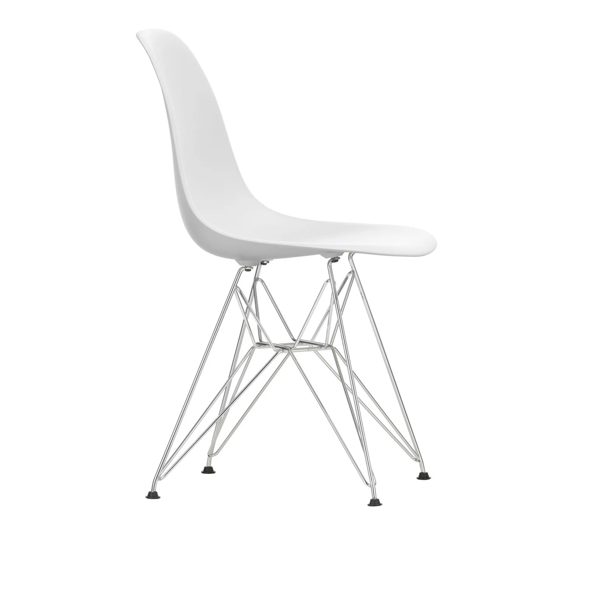 Eames RE Plastic Chair DSR tuoli Chrome - 1