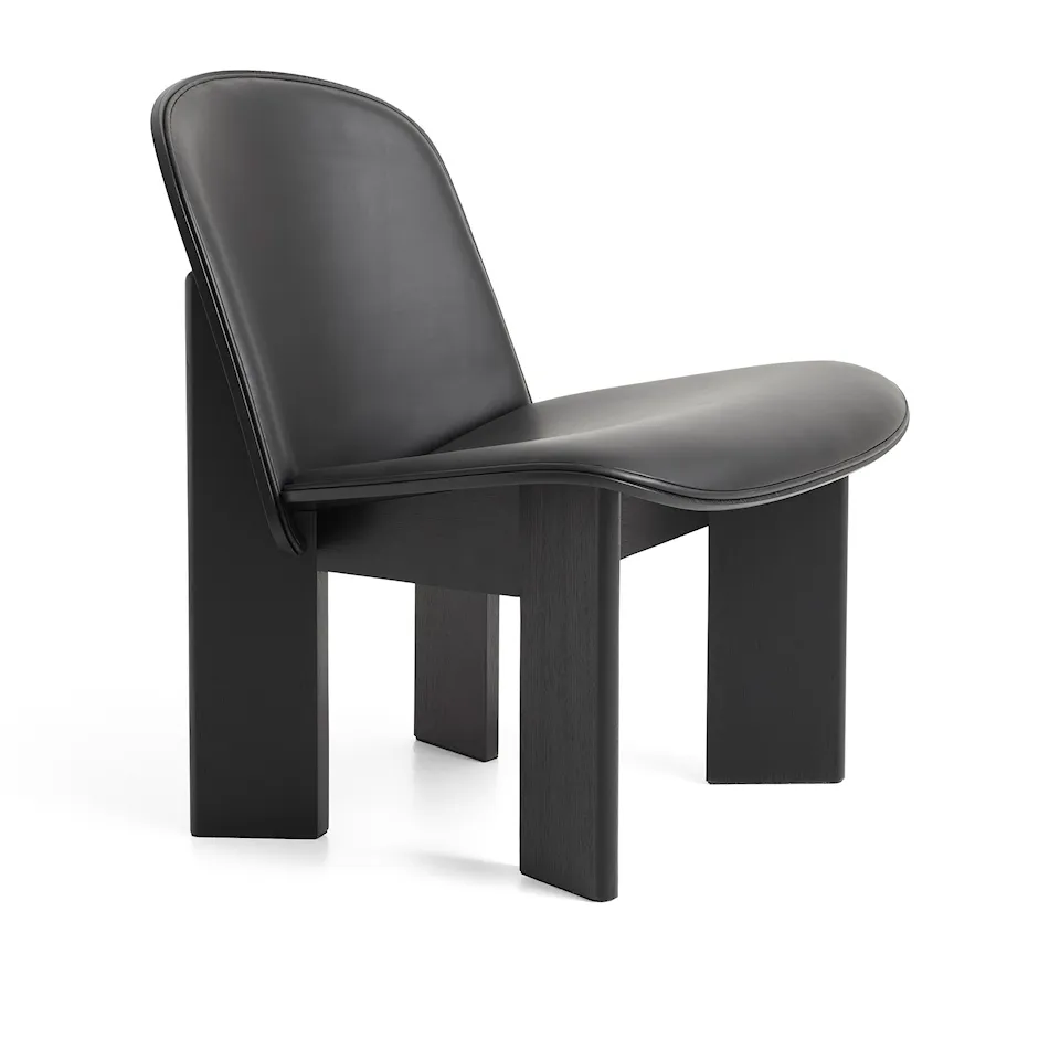 Chisel lænestol Front Upholstery Black Oak