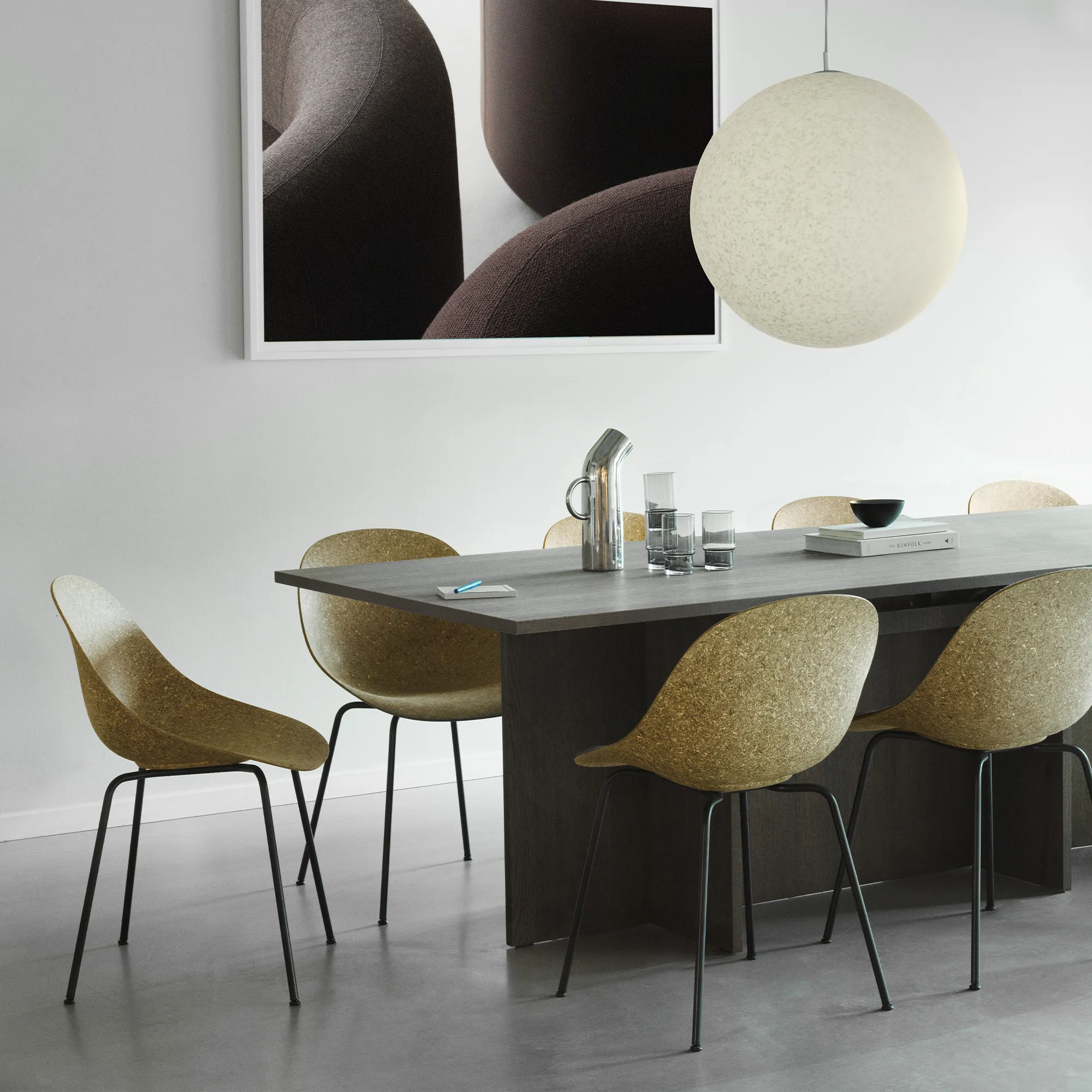 Mat Chair Black Steel - 2