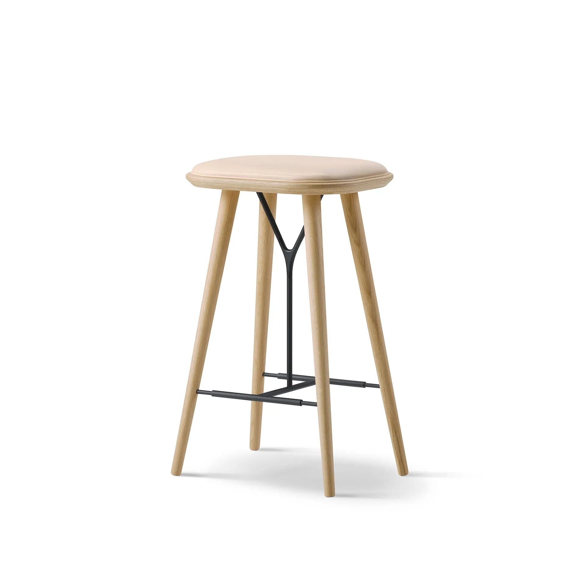 Spine Wood Base Stool - Fredericia Furniture - NO GA