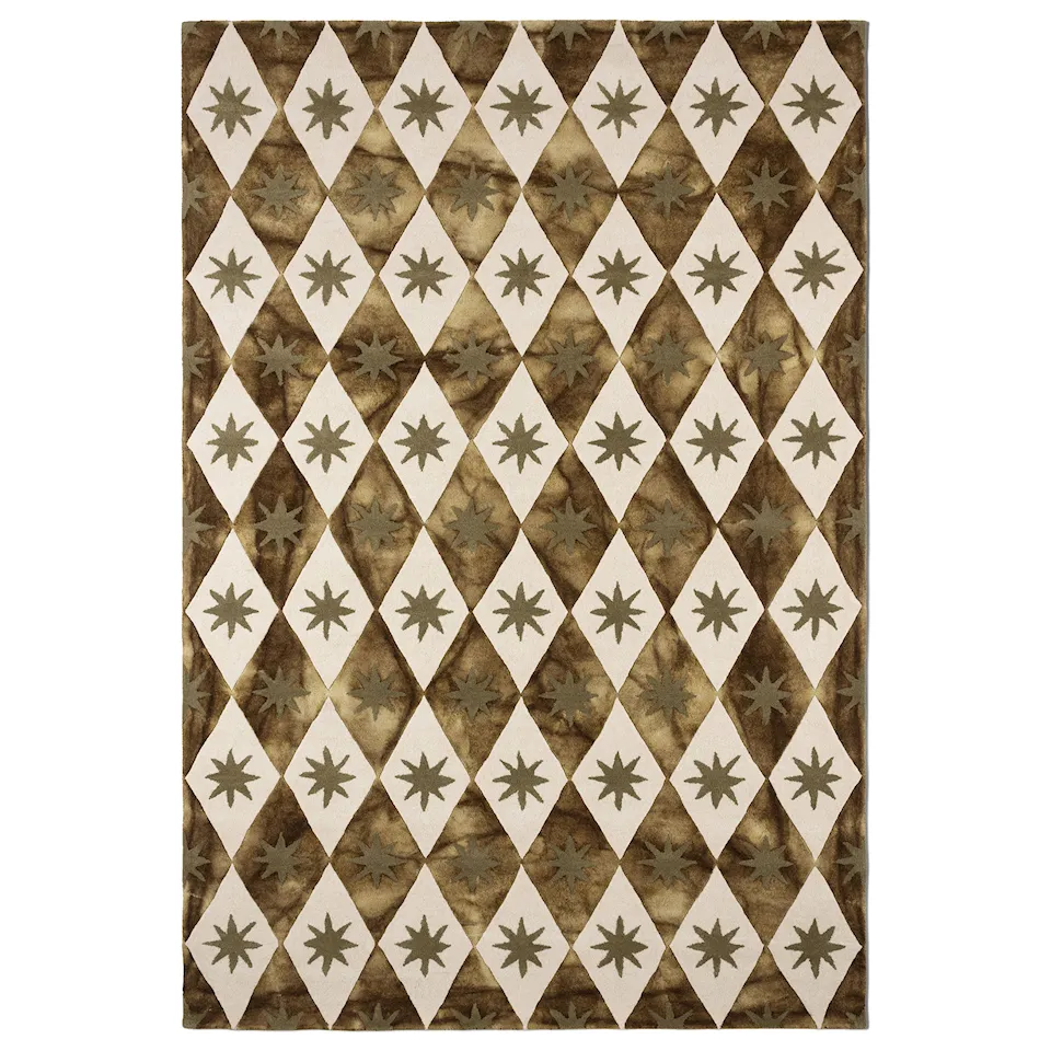 Cosmico wool rug green