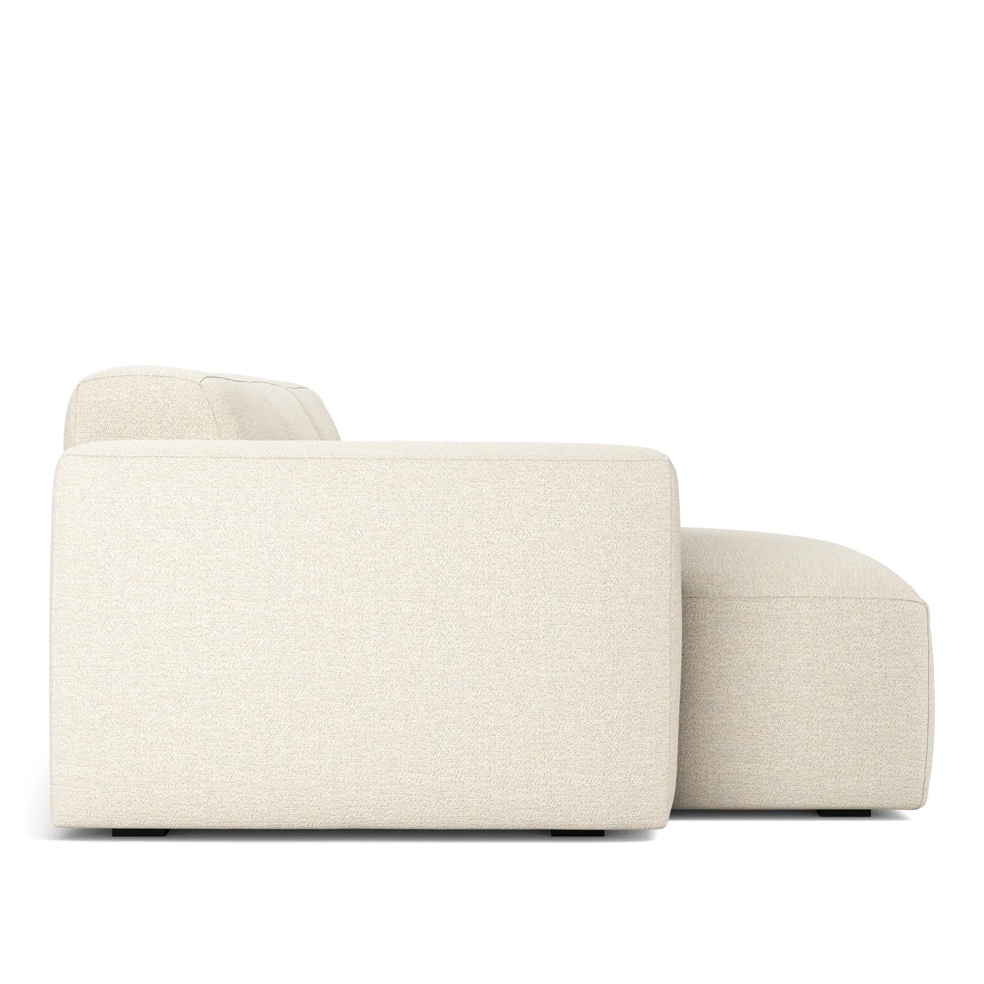 Brick 3-Seater Chaise Lounge Open End Right - 3