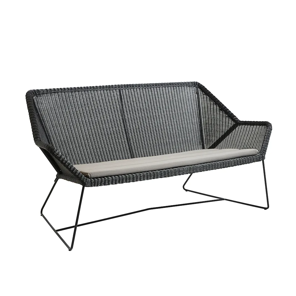 Breeze 2-sofa, White Grey, Cane-Line Weave
