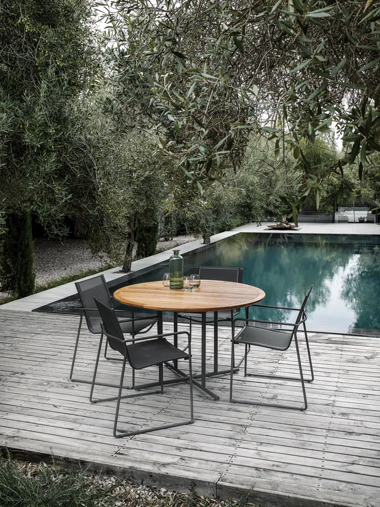 Whirl Teak Table 150 cm - 3