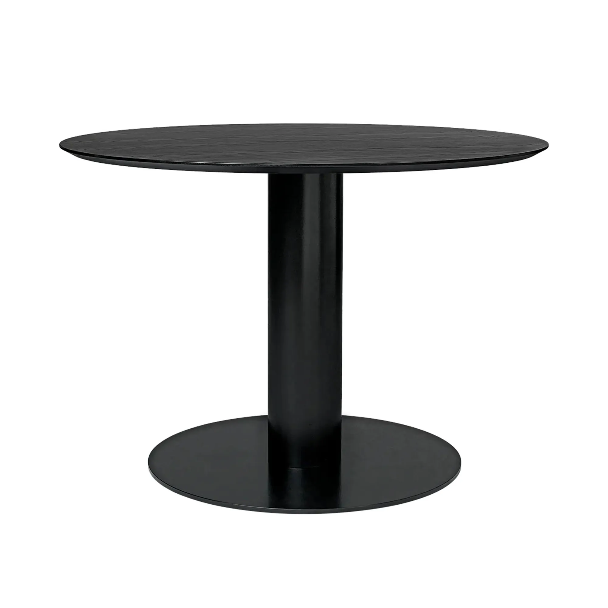 GUBI 2.0 Dining Table Ø110 cm Black - 1