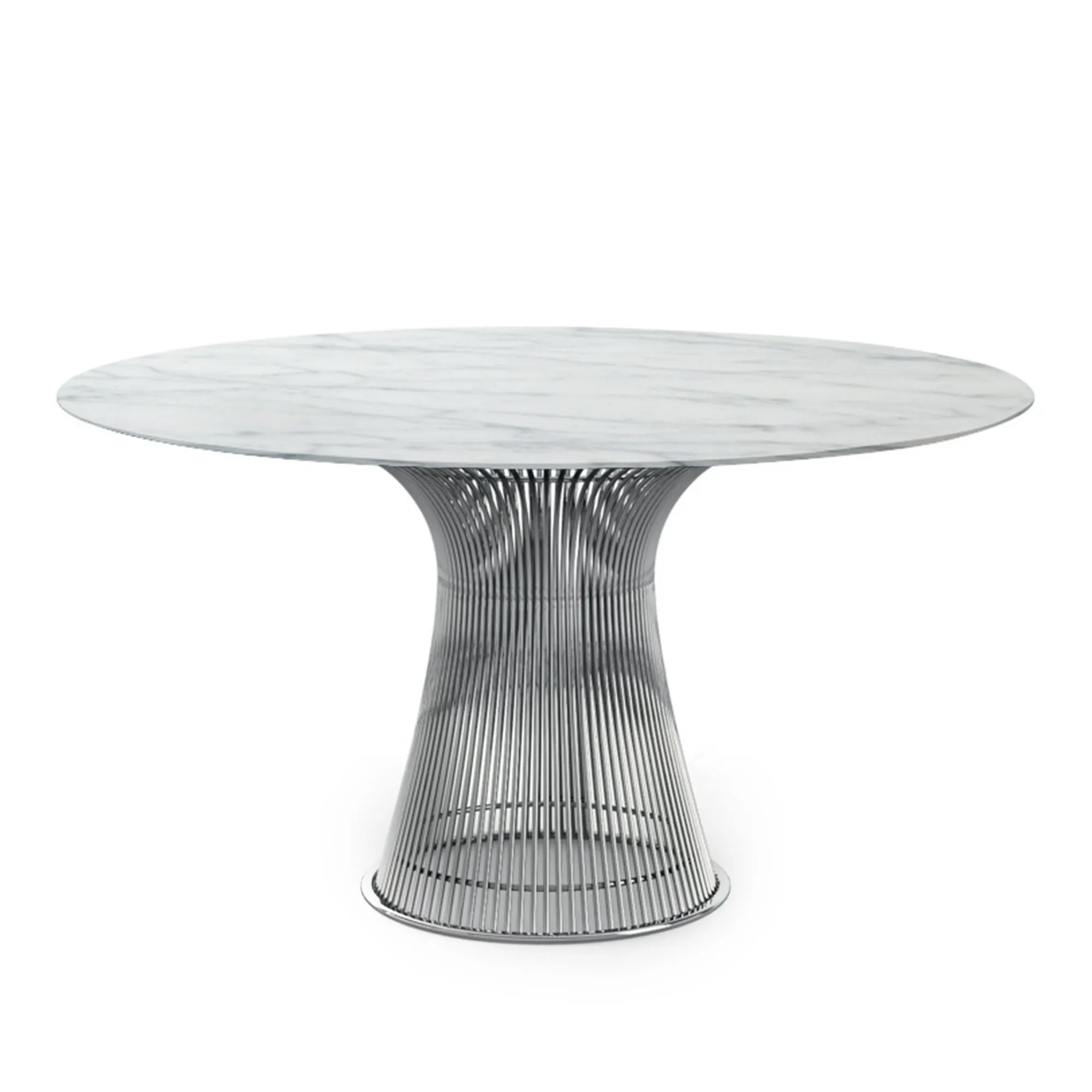 Platner ruokapöytä kiillotettua nikkeliä - 1