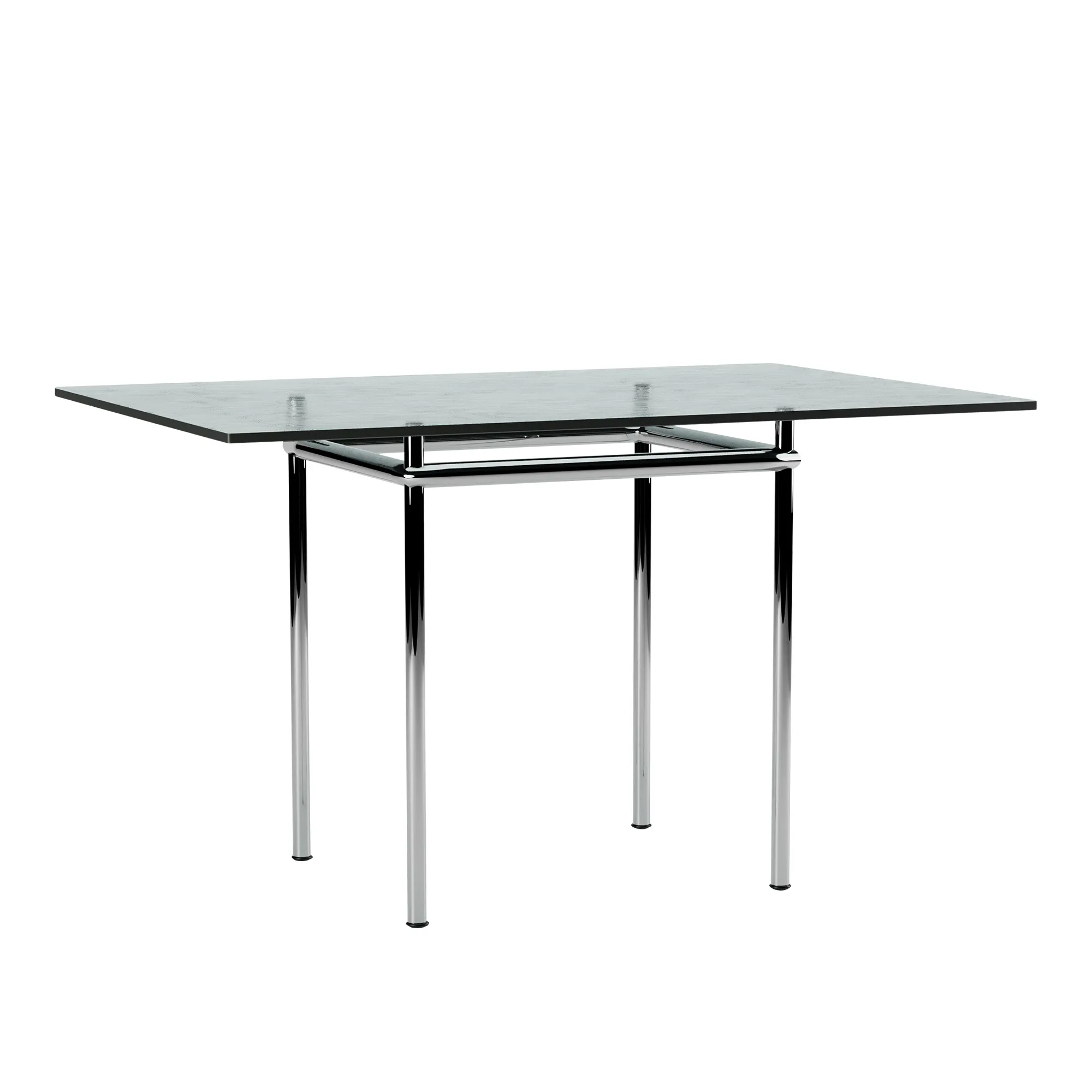 LC12 La Roche bord Chrome Steel Base 120 X 80 cm - 1