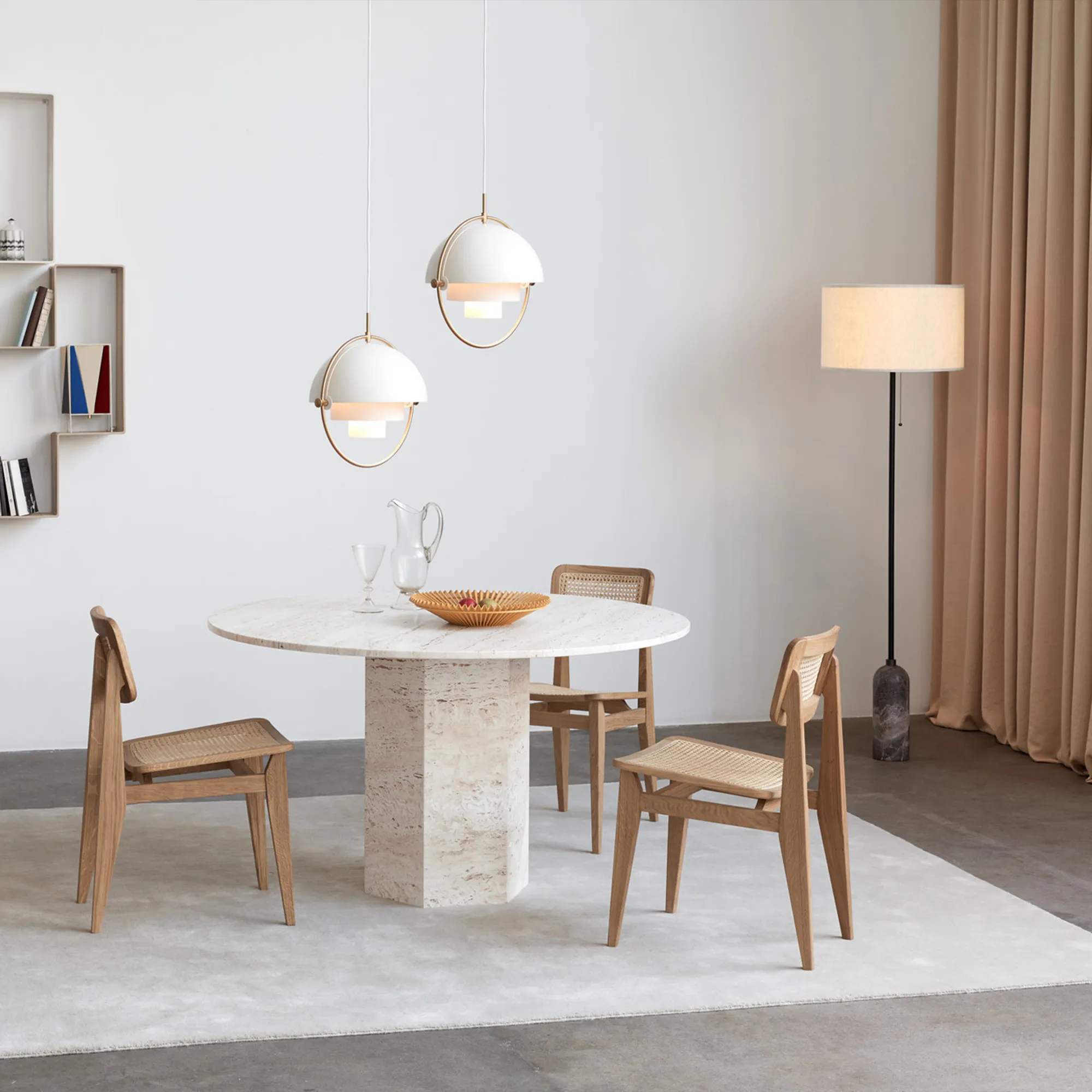 Gravity vloerlamp zwart marmer - 4