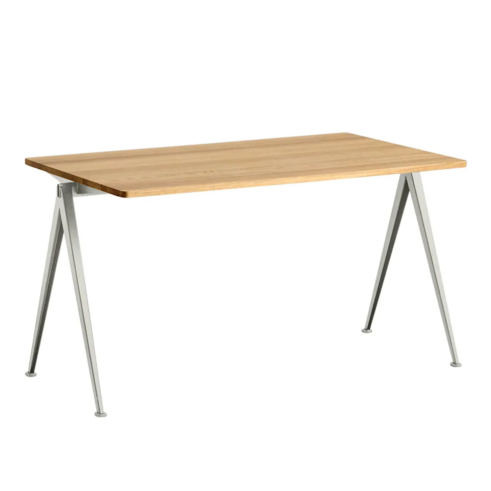 Pyramid 01 table 75x140 cm beige powder coated steel