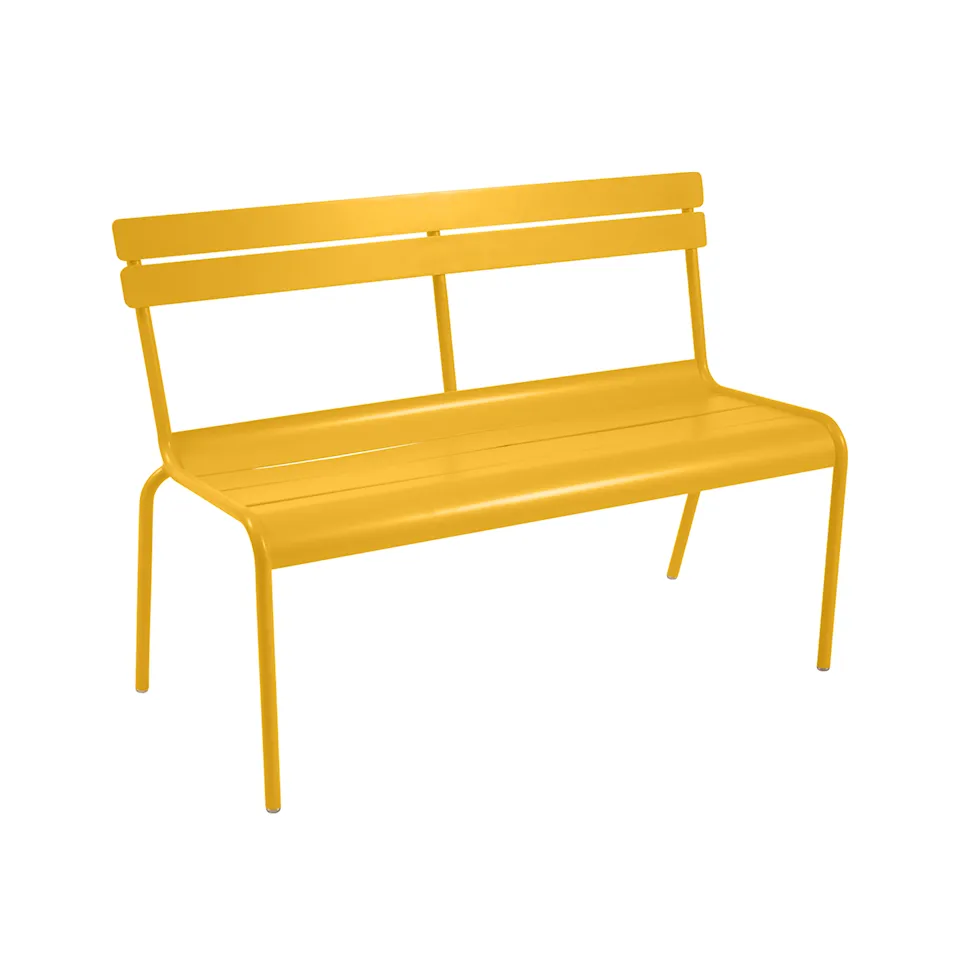 Luxembourg 2/3 Seater Bench W Backrest - Honey