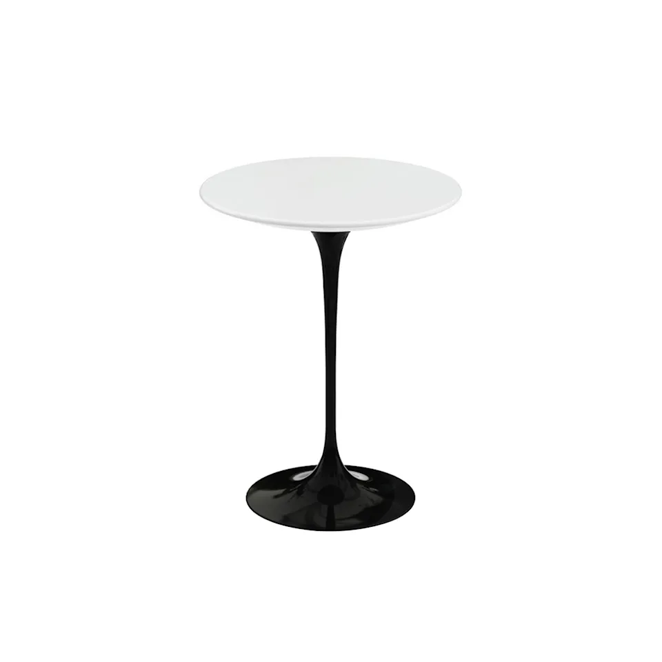 Saarinen Round sidebord Ø 41 cm Black