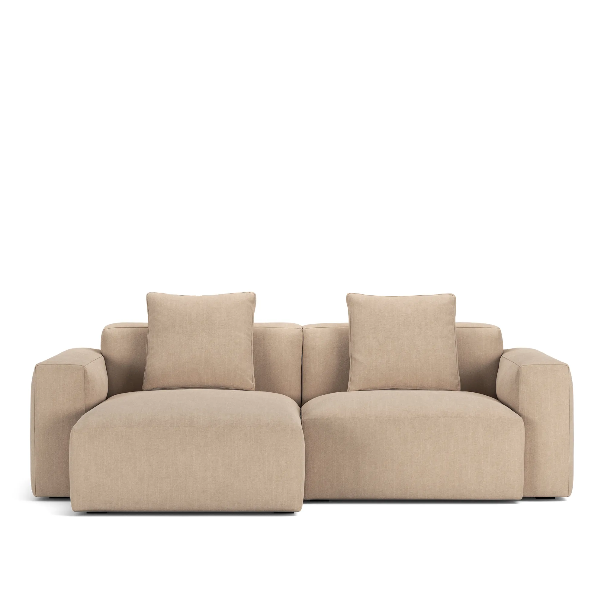 Brick 2-Seater Chaise Lounge Left - 10