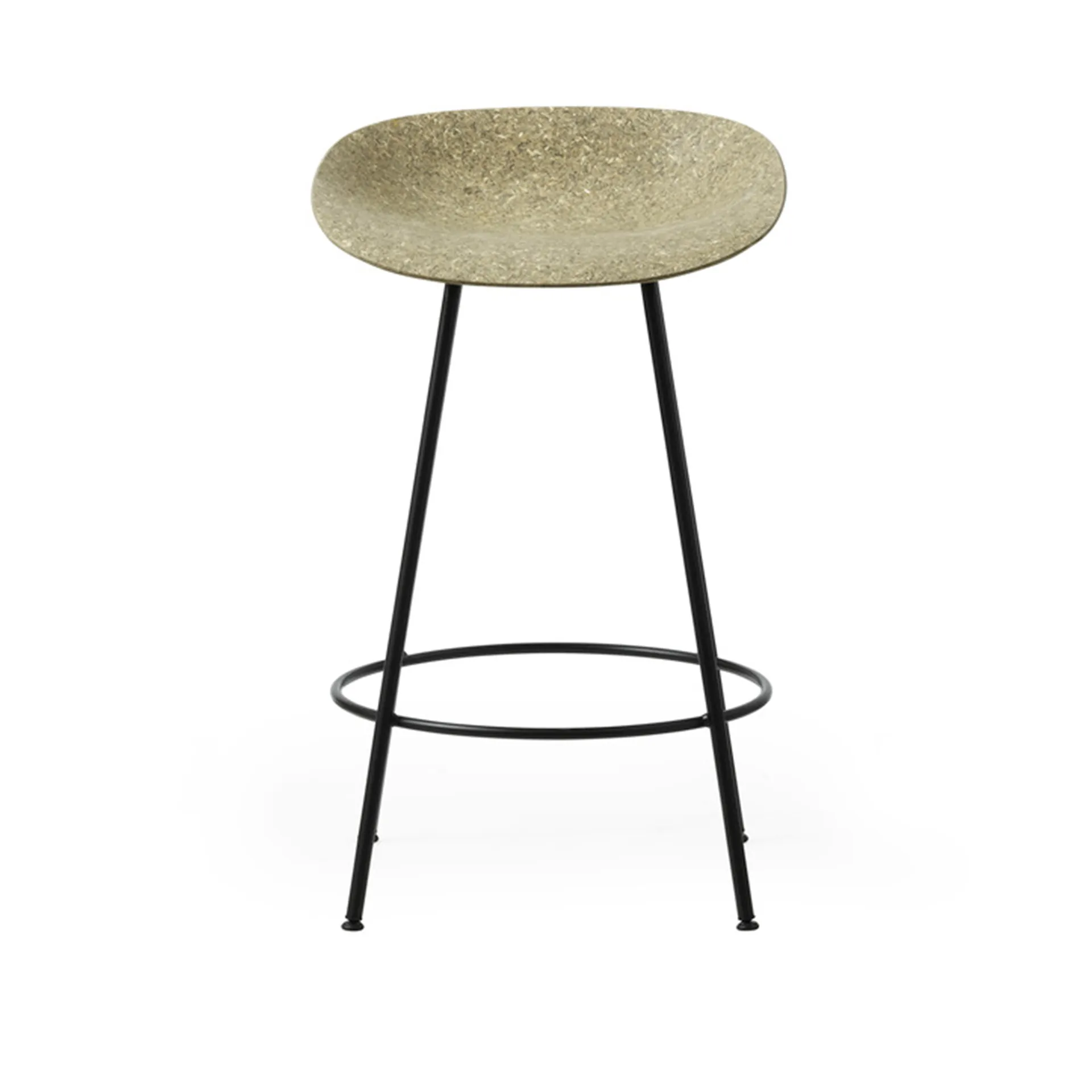 Mat Barstool 65 cm Black Steel - Normann Copenhagen - NO GA