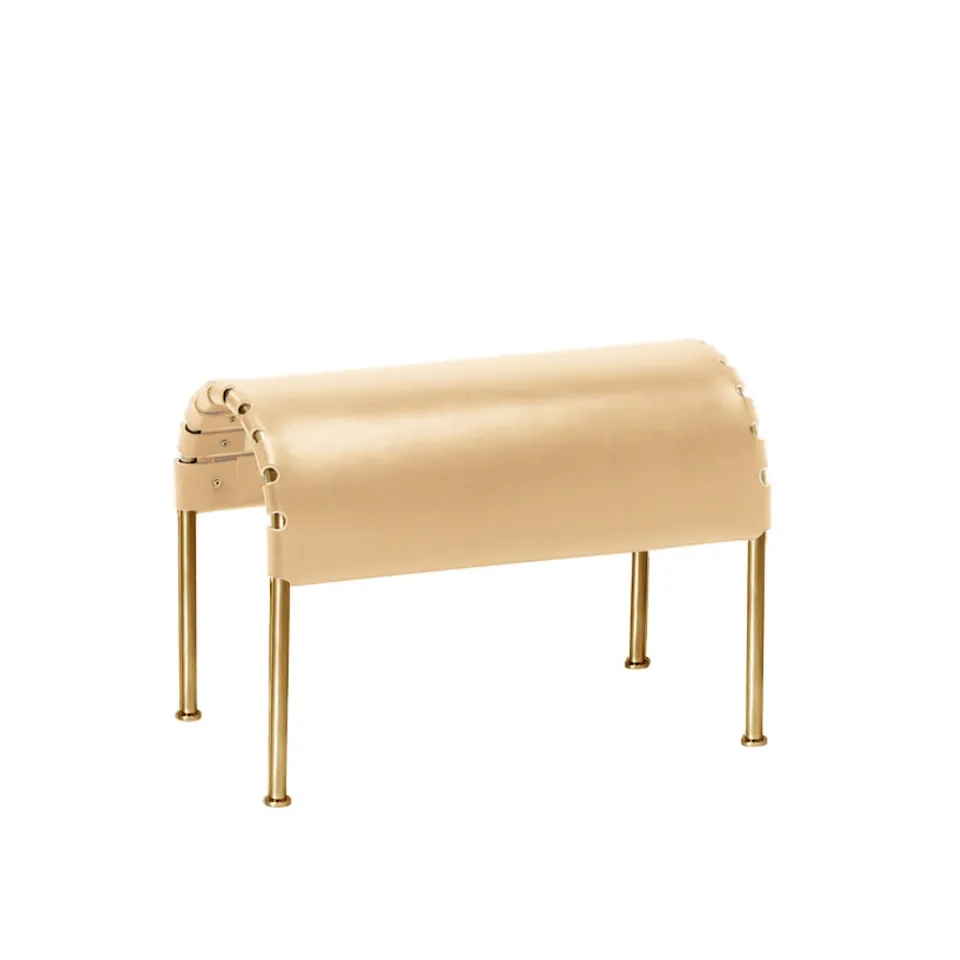 Bruno Footstool Brass