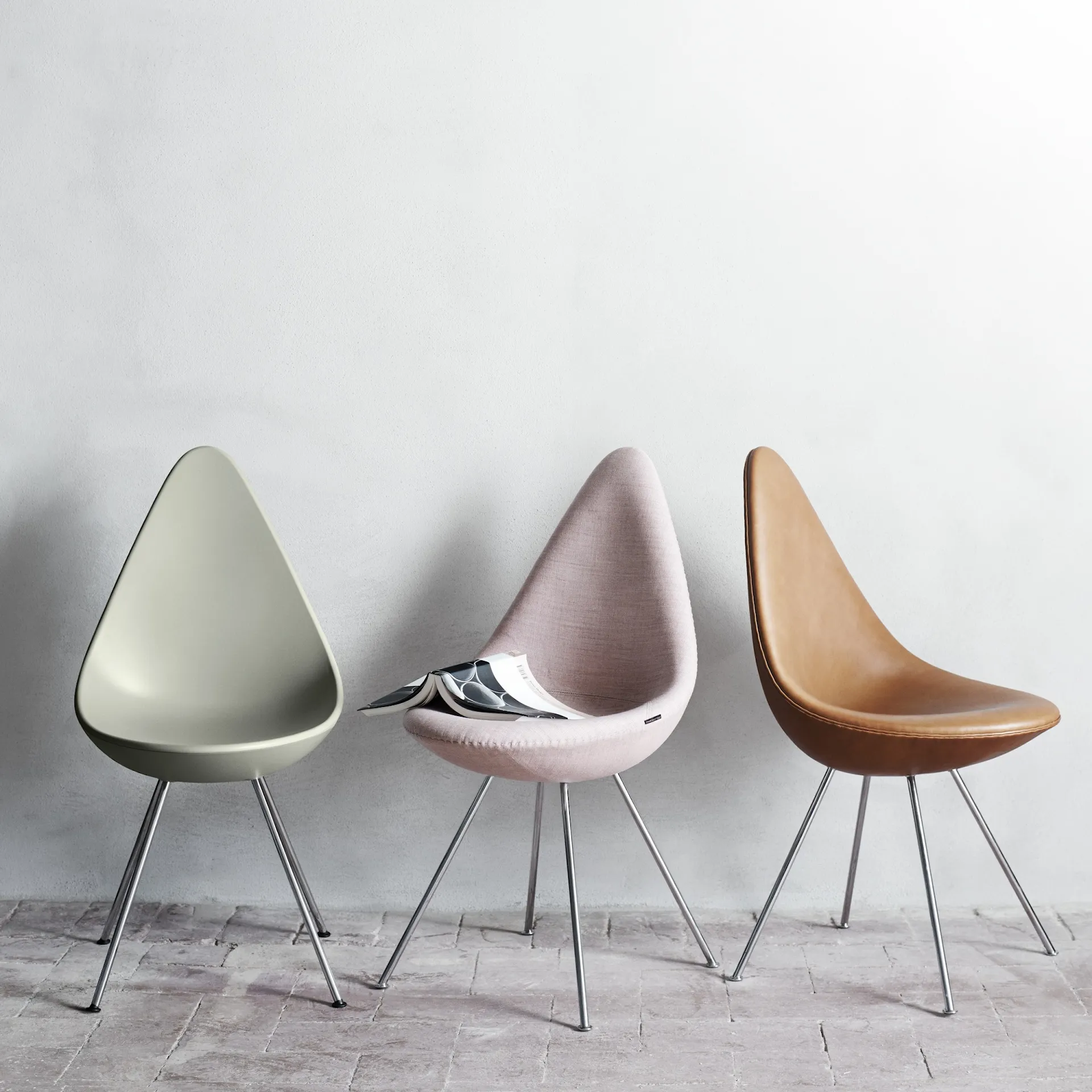 3110 Drop Fully upholstered - Fritz Hansen - Arne Jacobsen - NO GA