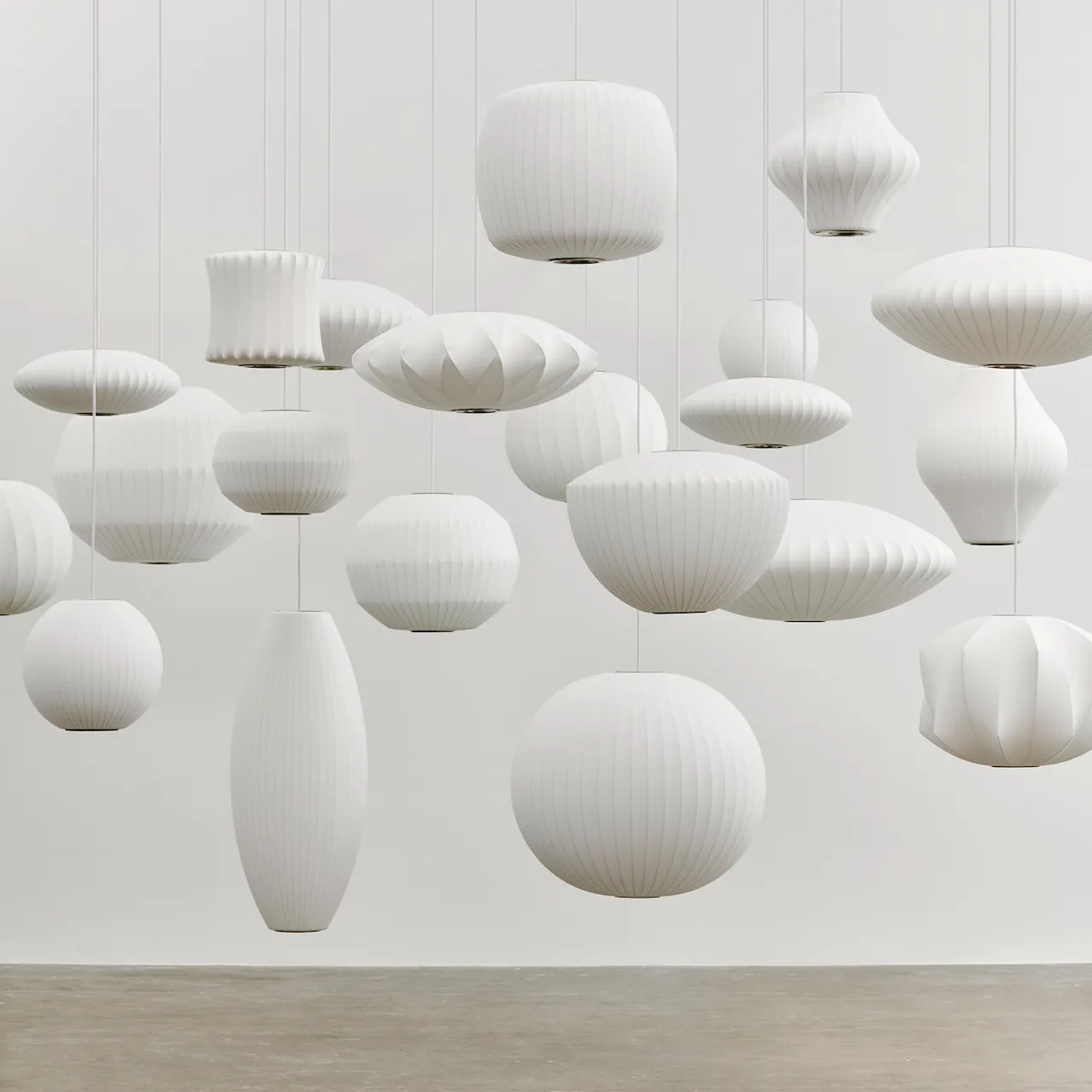 Nelson Ball CrissCross Bubble Pendant Lamp