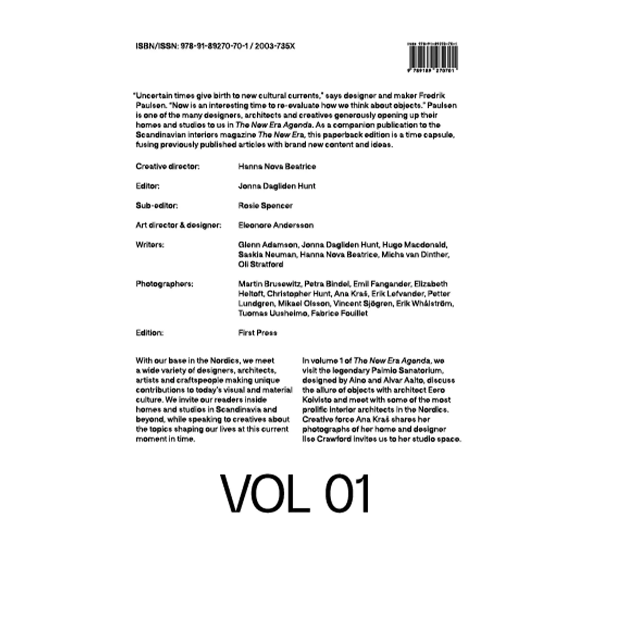 The New Era Agenda Vol 01 - 10