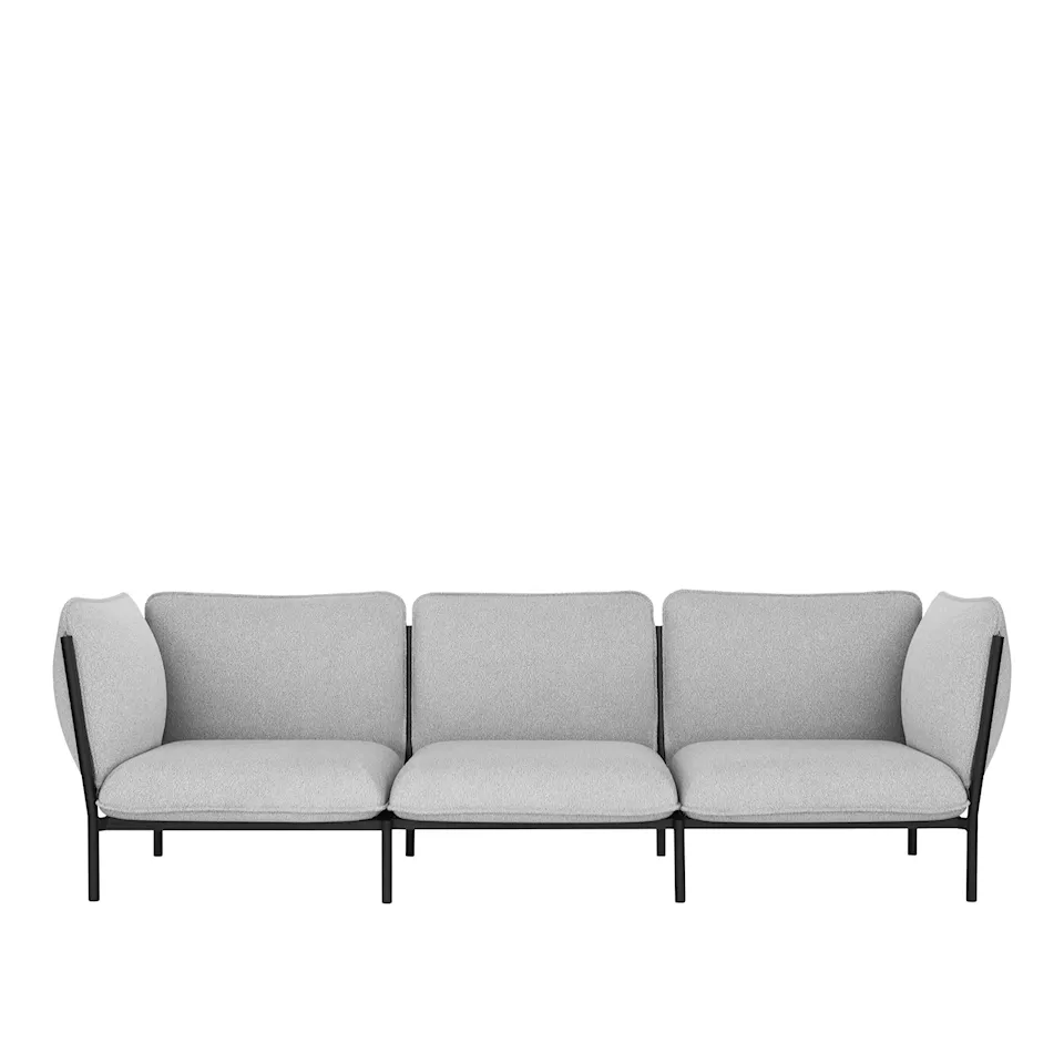 Kumo 3-seater Sofa with Armrests