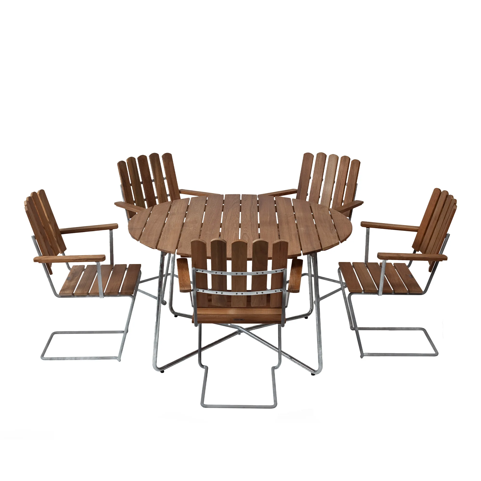 The classic series - 9A Table & 5 pcs A2 Armchairs - 1