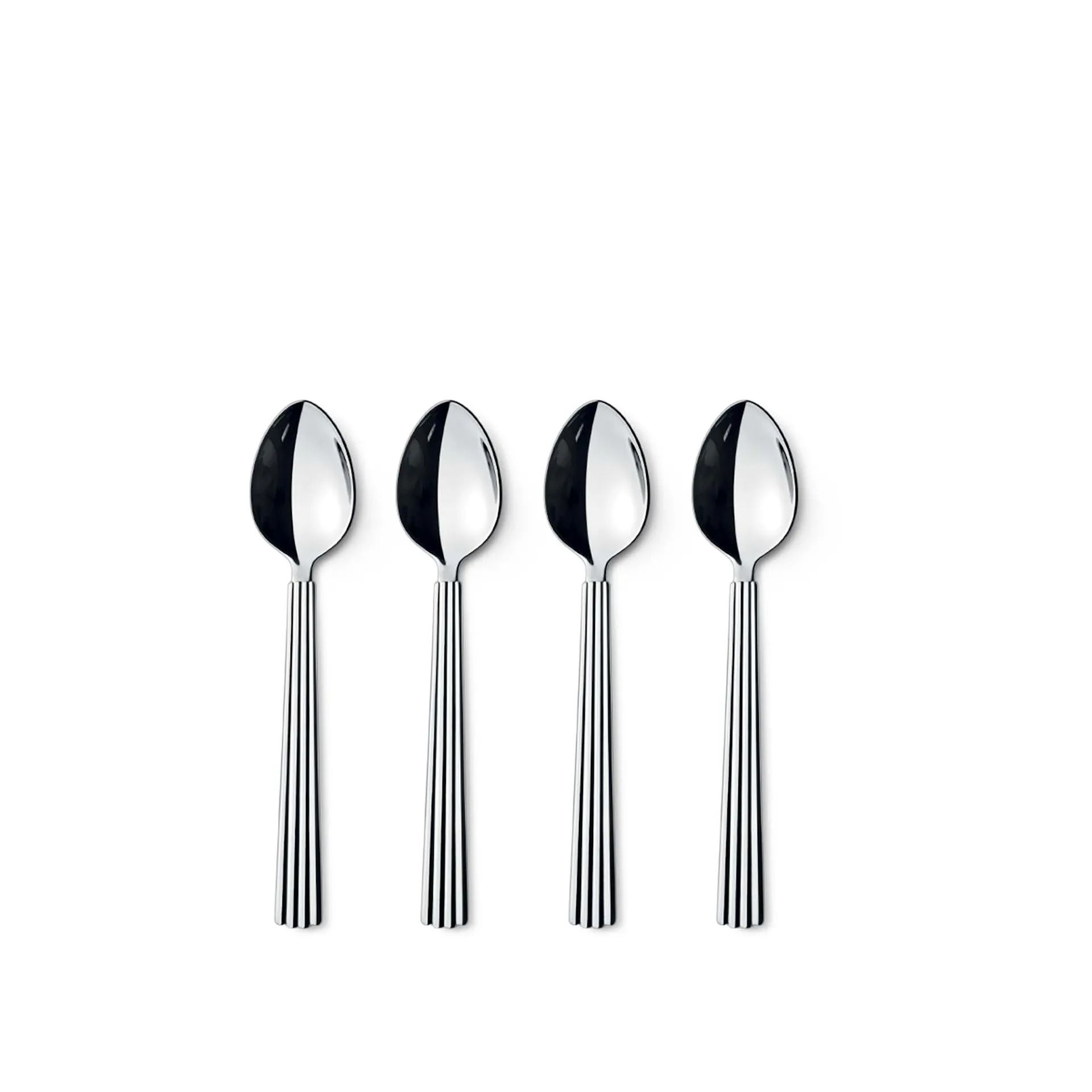 Bernadotte Coffee Spoons - Set of 4 - Georg Jensen - Sigvard Bernadotte - NO GA