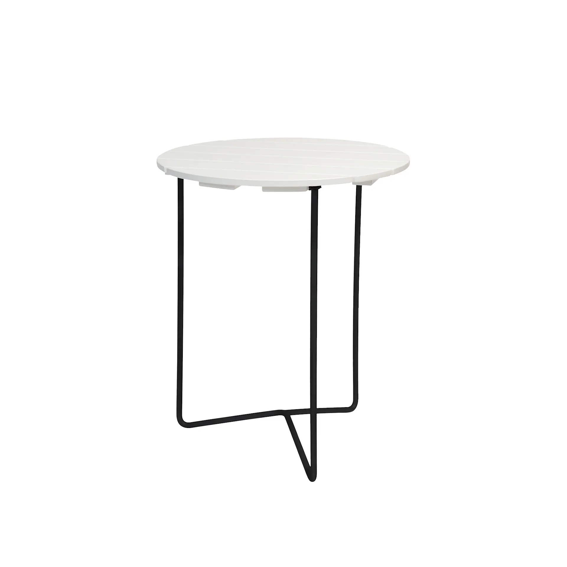 Table 6B Ø60cm black frame - Grythyttan Stålmöbler - NO GA