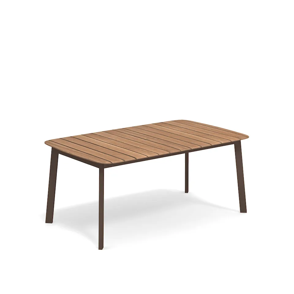 Shine Table 166 cm Indian Brown