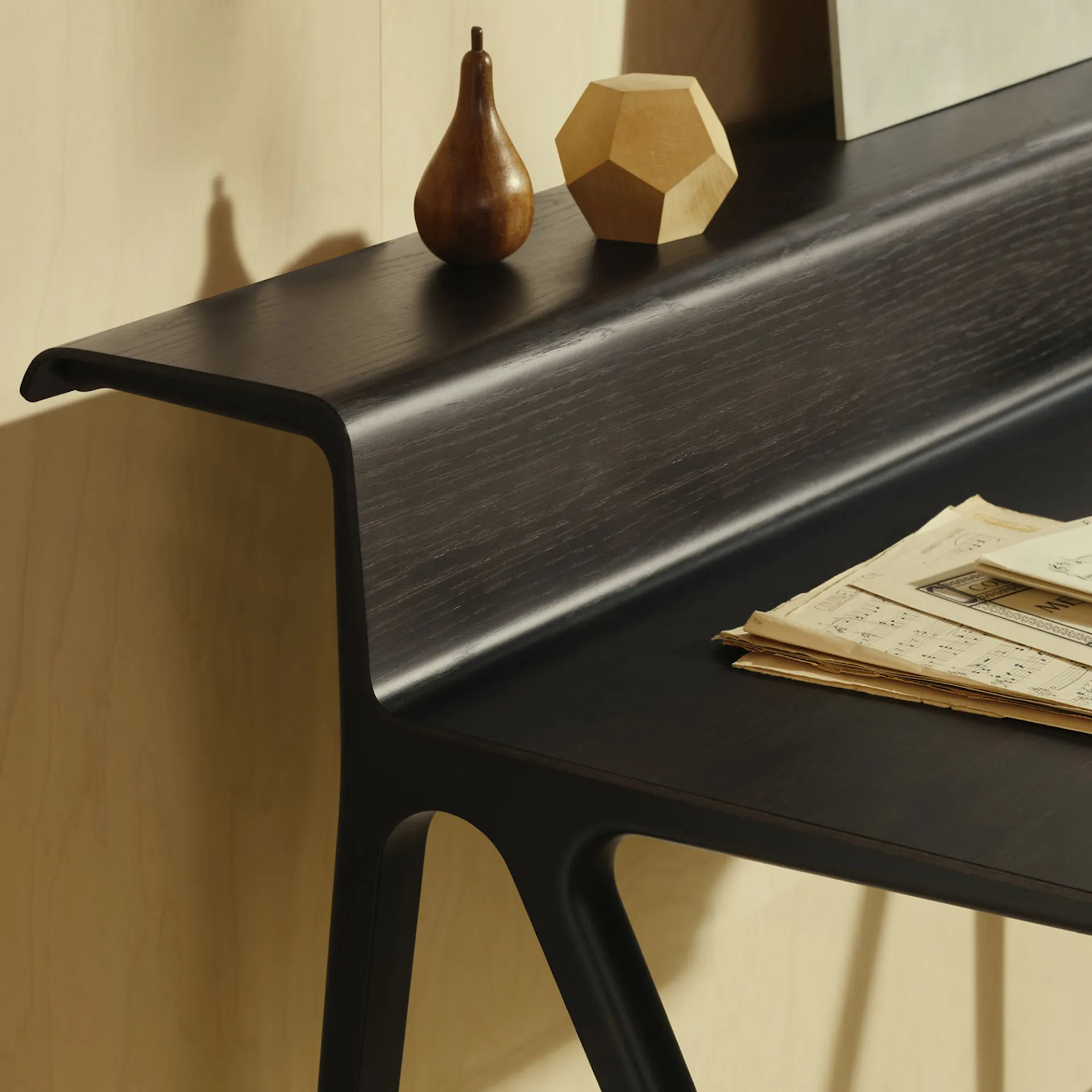 Courier home desk dark oak - Vitra - NO GA